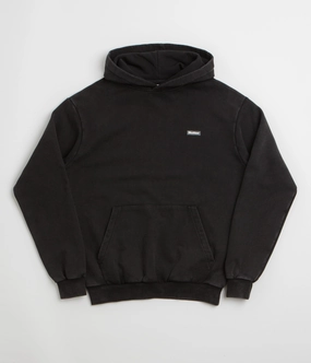 Butter Goods Basic Hoodie - Washed Black painting clothes Organic Cotton