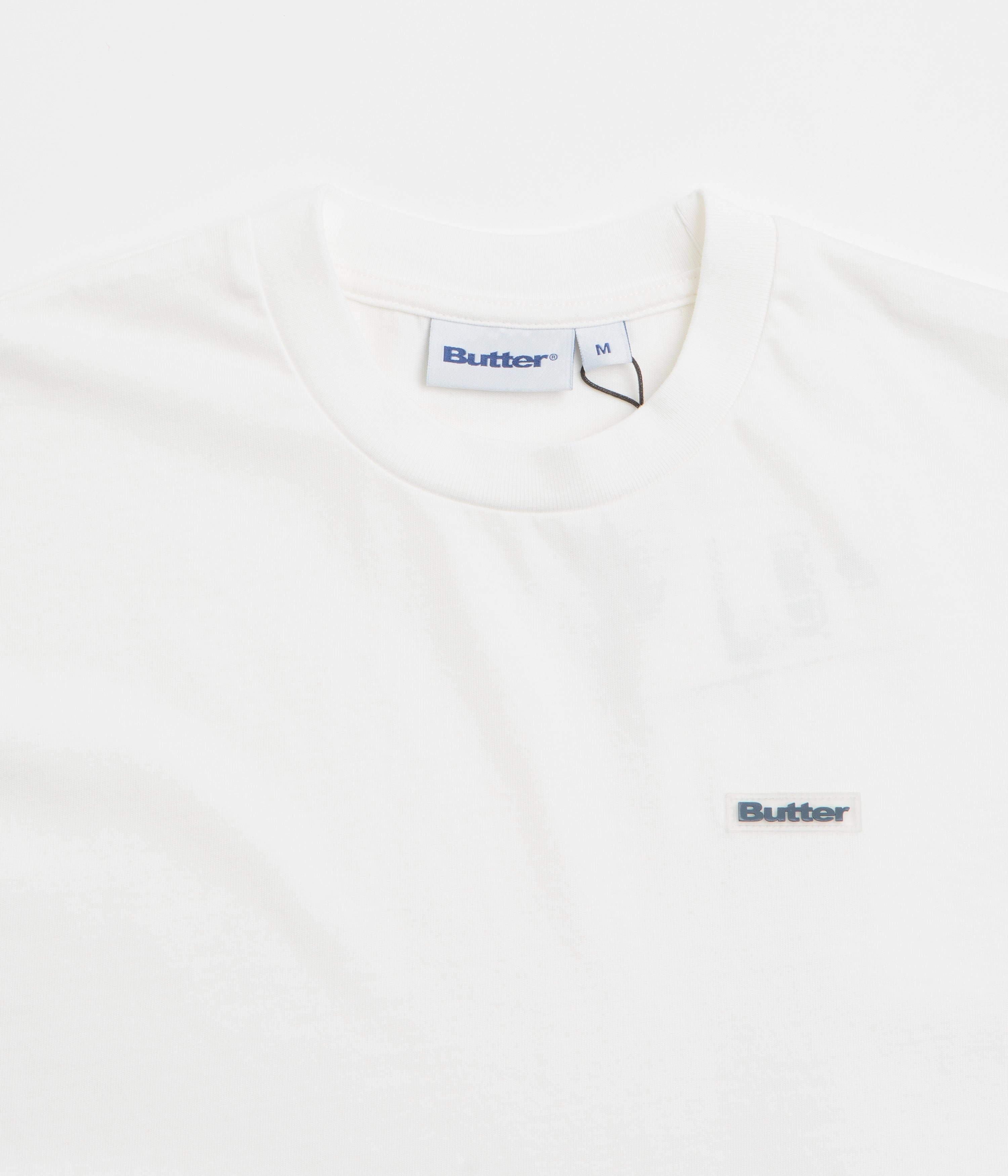 Butter Goods Basic T-Shirt - White / Black easy to pair