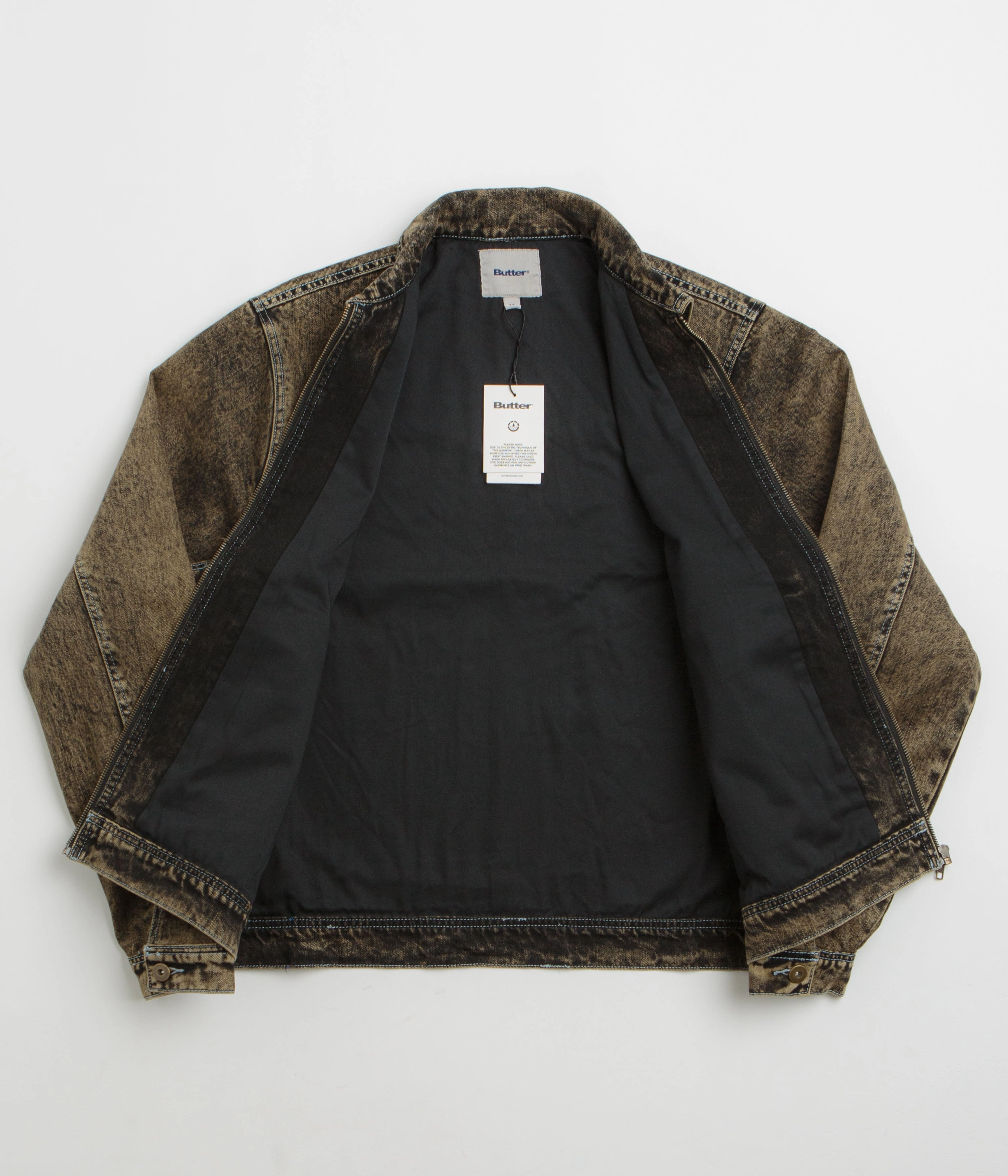 models Windproof Jacket Butter Goods Bronco Denim Jacket - Tinted Brown