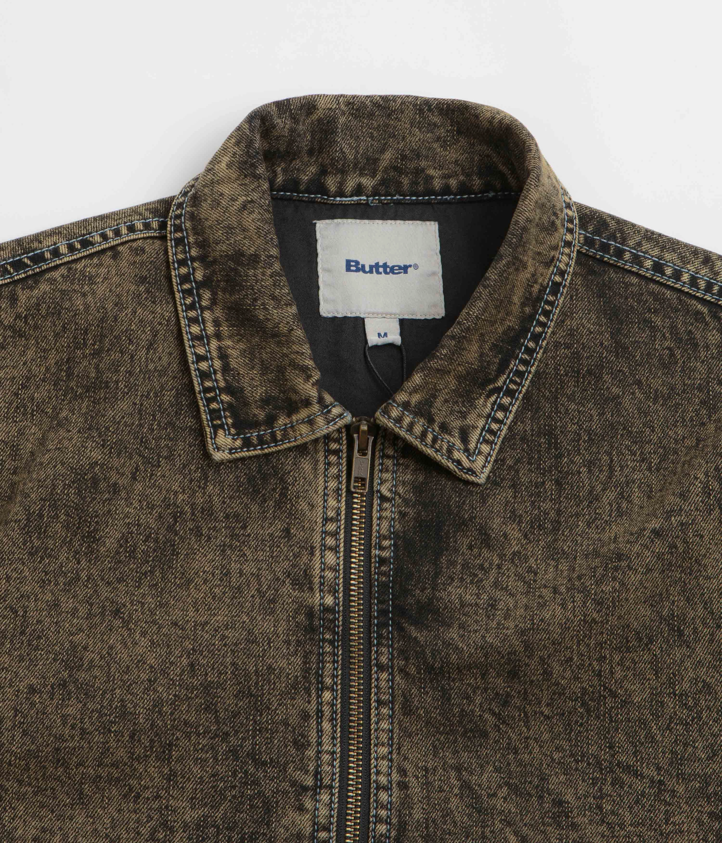 Butter Goods Bronco Denim Jacket - Tinted Brown suitable for educational purposes
