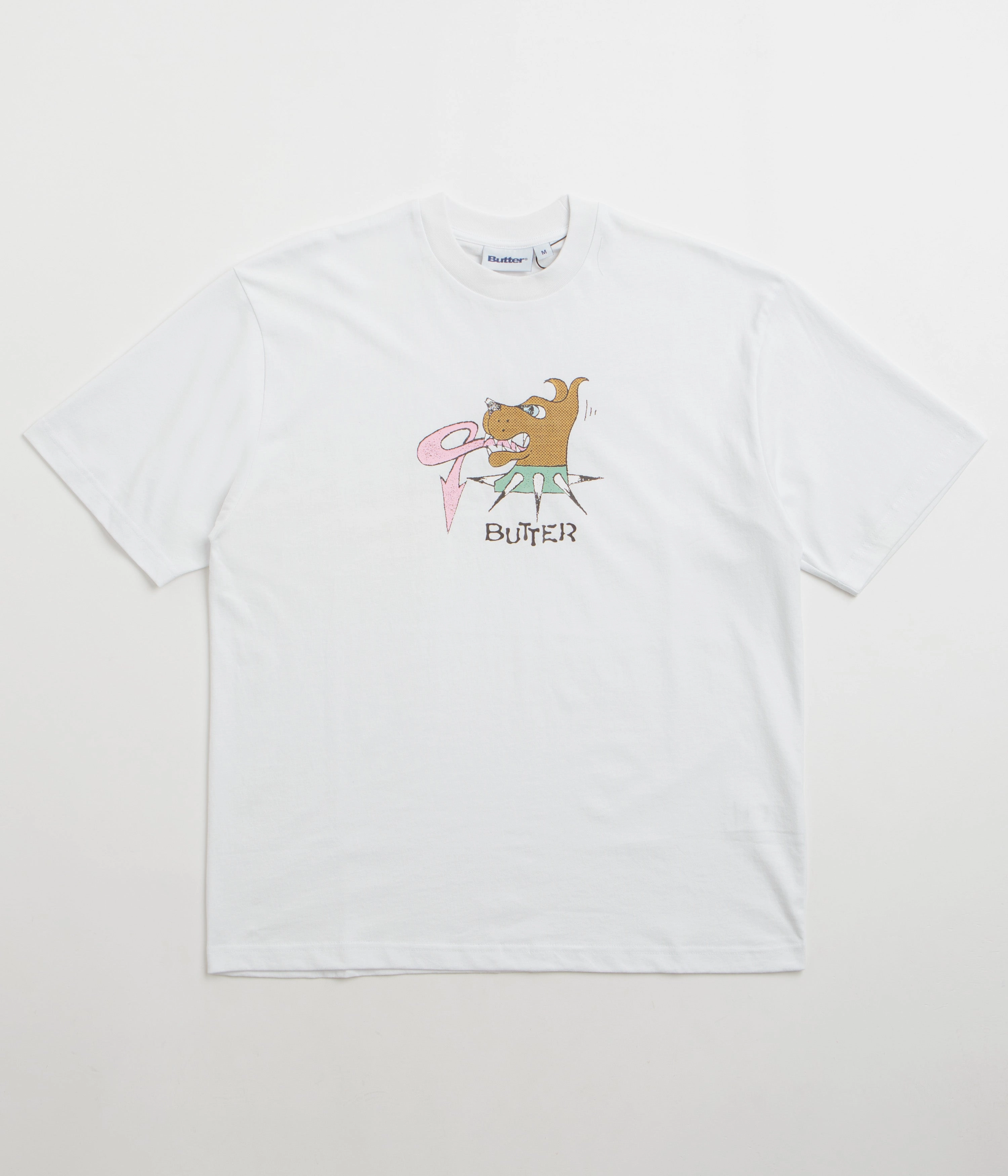 Butter Goods Canine T-Shirt - White Breathable Layer Fun Style
