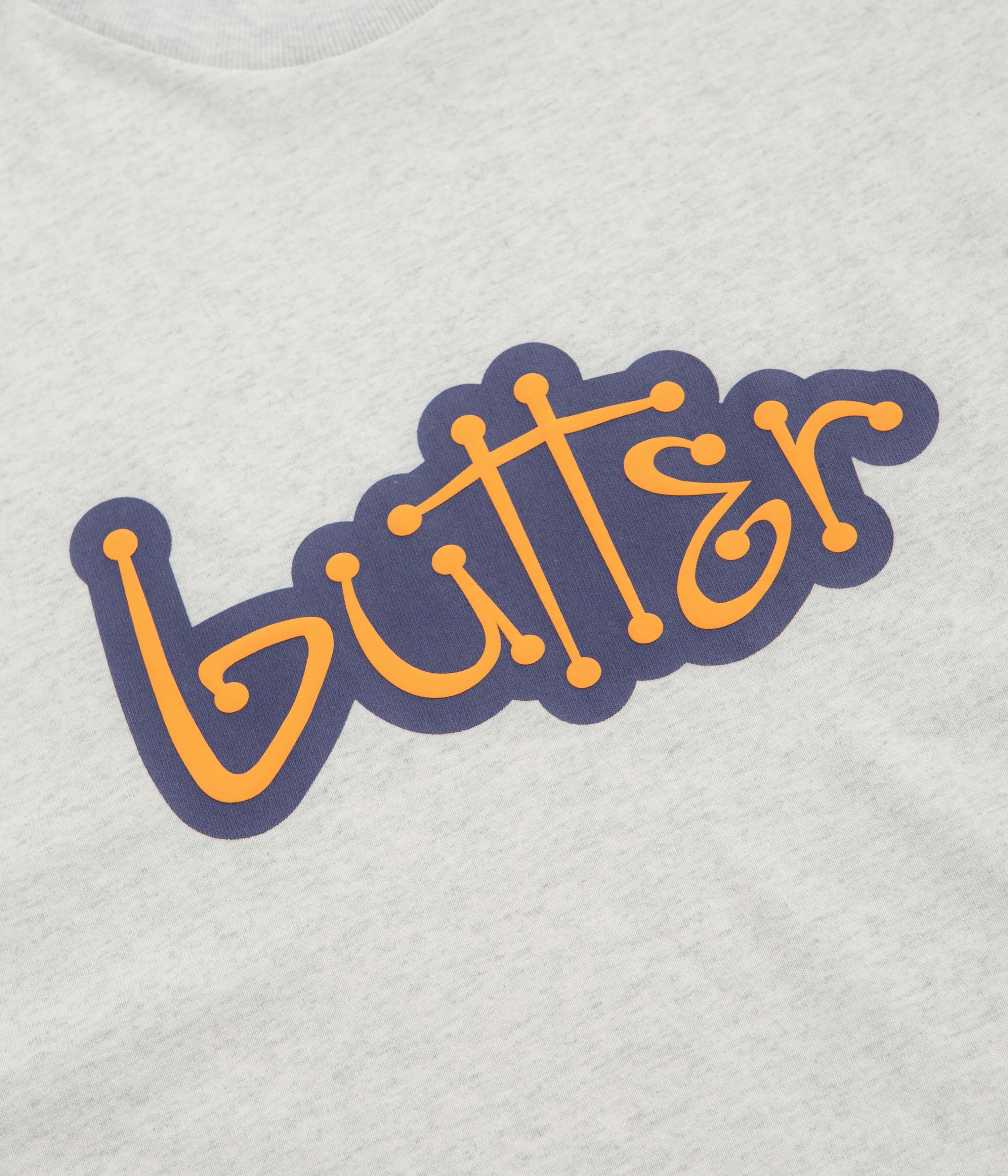 High Density Knit Butter Goods Connection T-Shirt - Ash