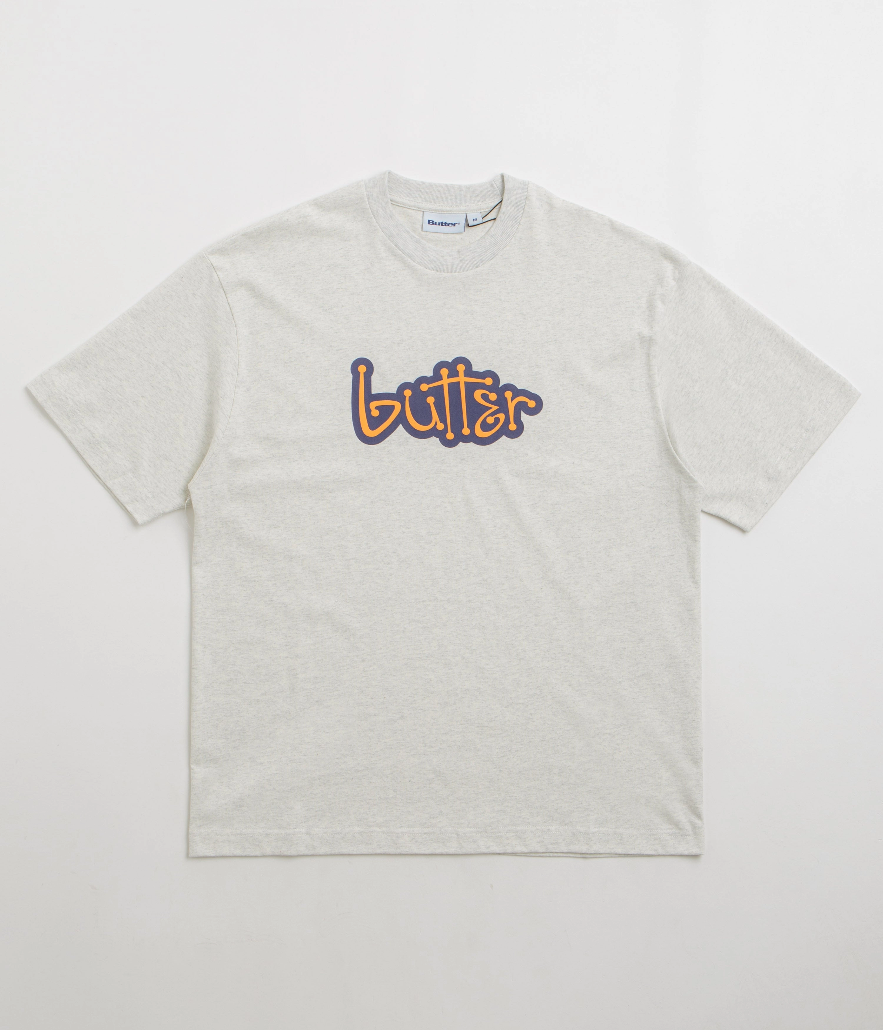 Butter Goods Connection T-Shirt - Ash Formal Elegance Classic Layer