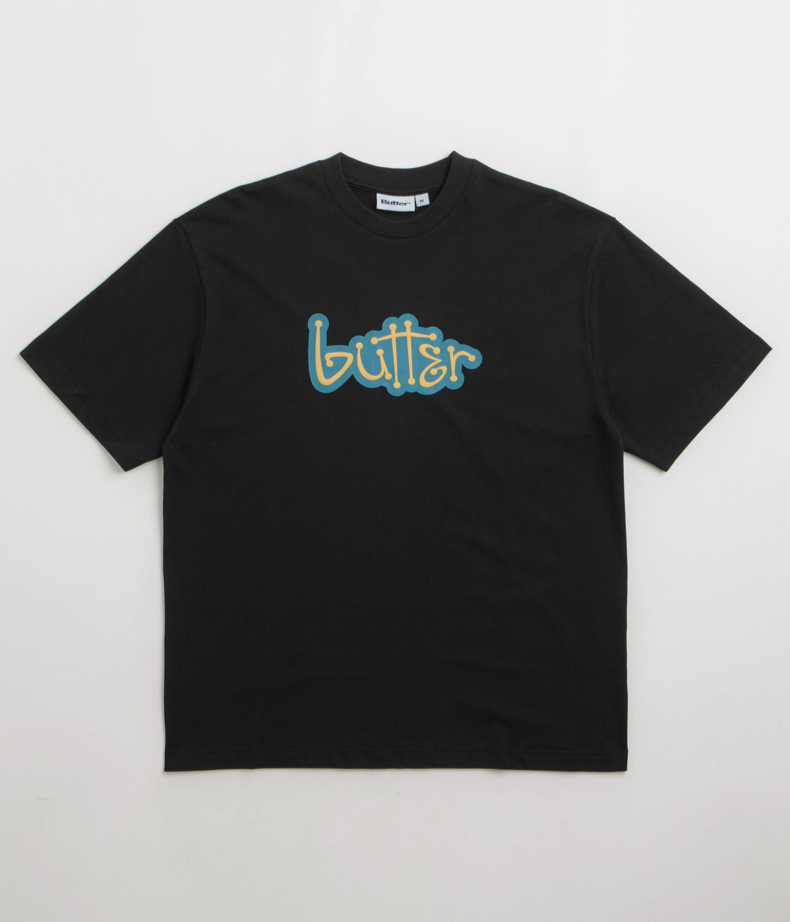 fade resistant color Butter Goods Connection T-Shirt - Black