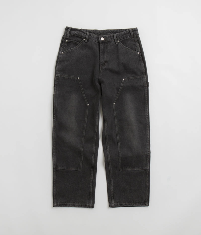 Butter Goods Davide Double Knee  Jeans - Washed Black Cool And Clean