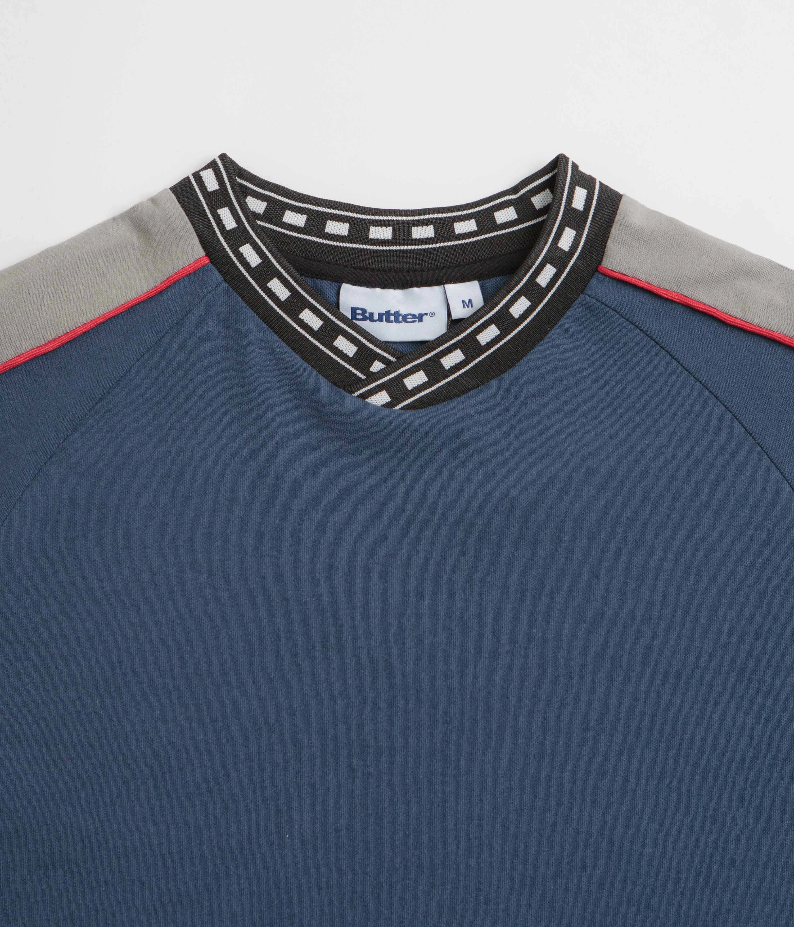 City Fashion Butter Goods Drift T-Shirt - Denim