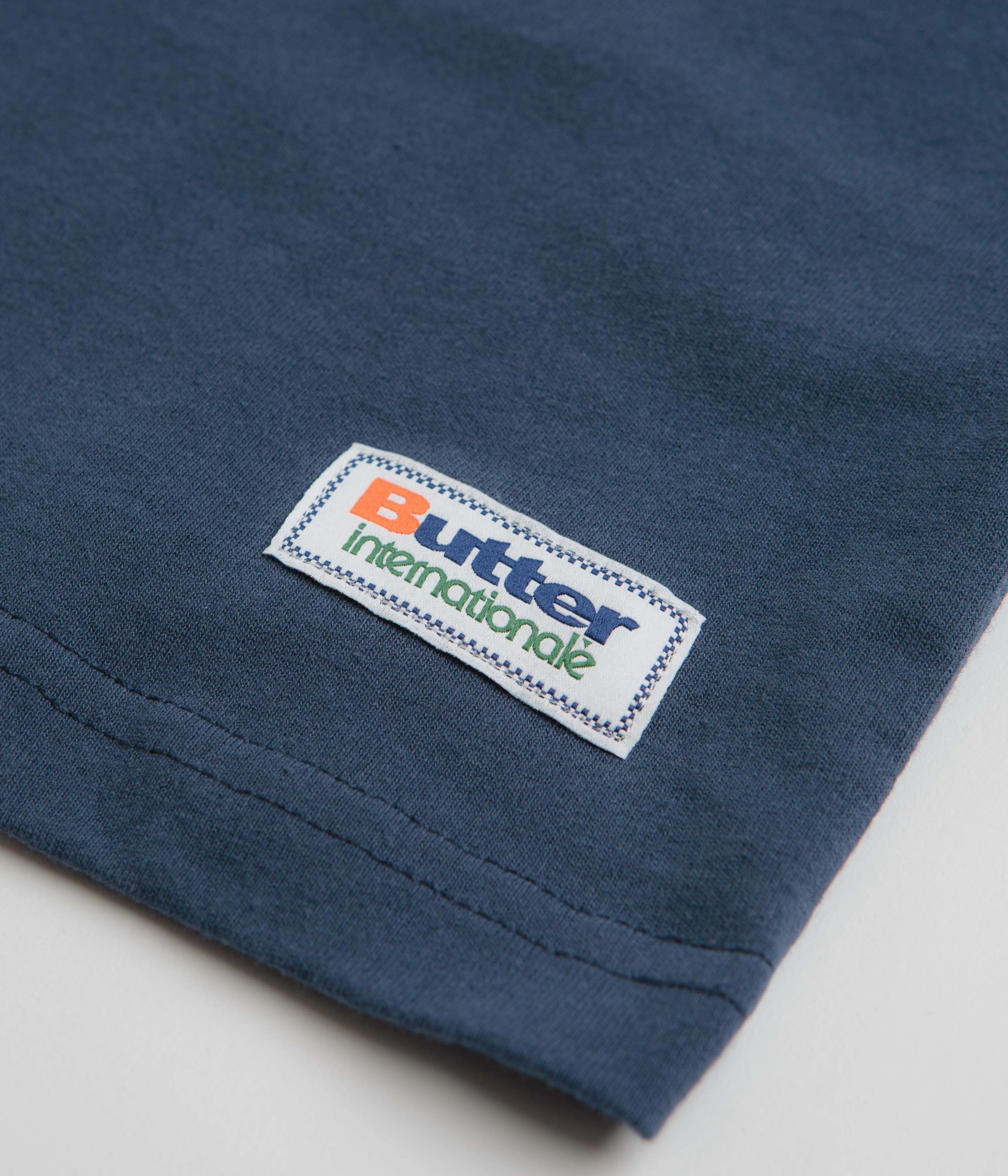 Non Restrictive Cut Butter Goods Drift T-Shirt - Denim