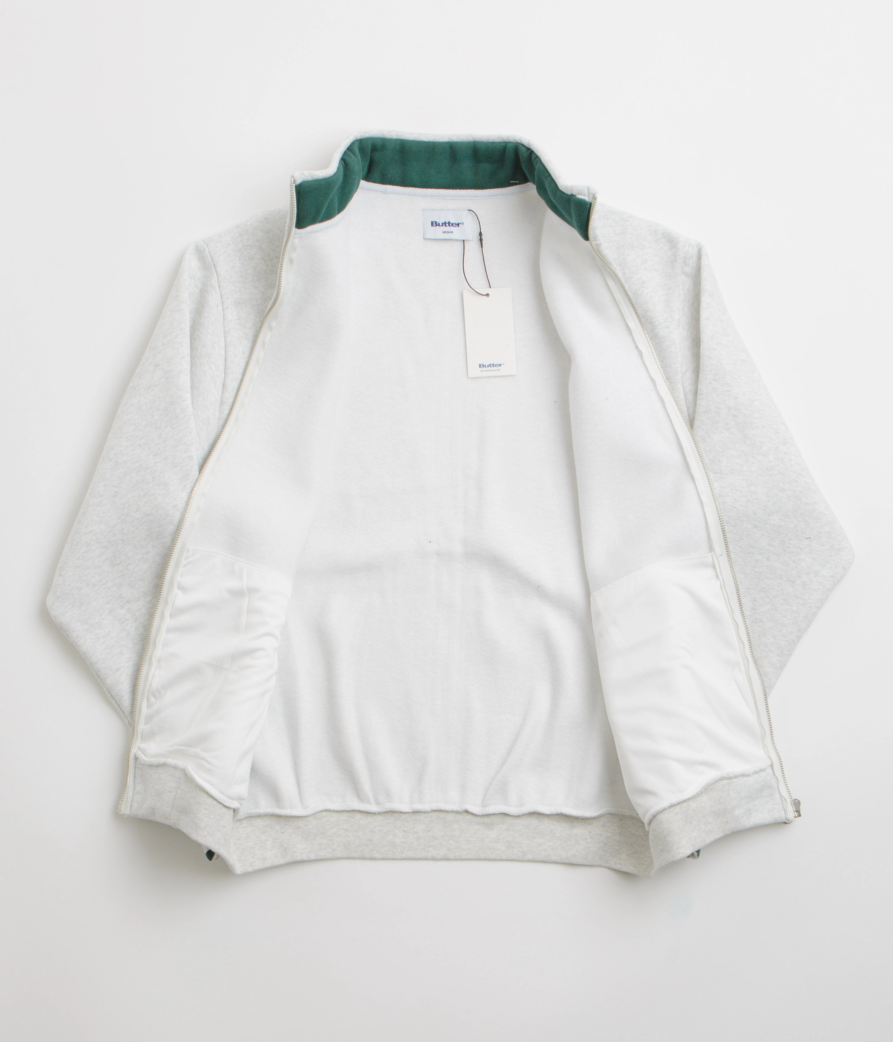 Butter Goods Endurance Zip-Thru Sweatshirt - Ash Urban Look