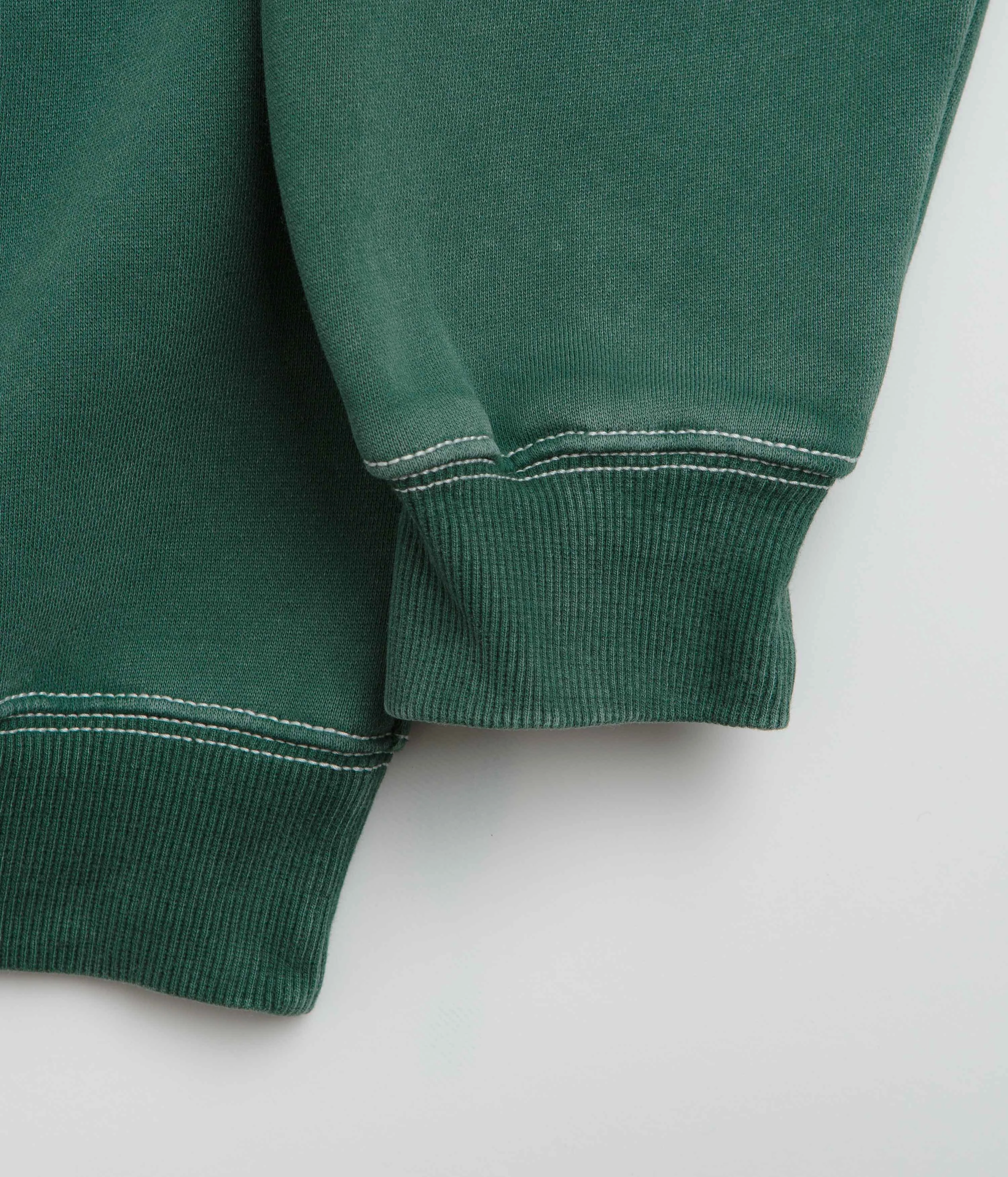 Butter Goods Equipment Applique Crewneck Sweatshirt - Washed Fern Casual Layers product gift worthy appeal