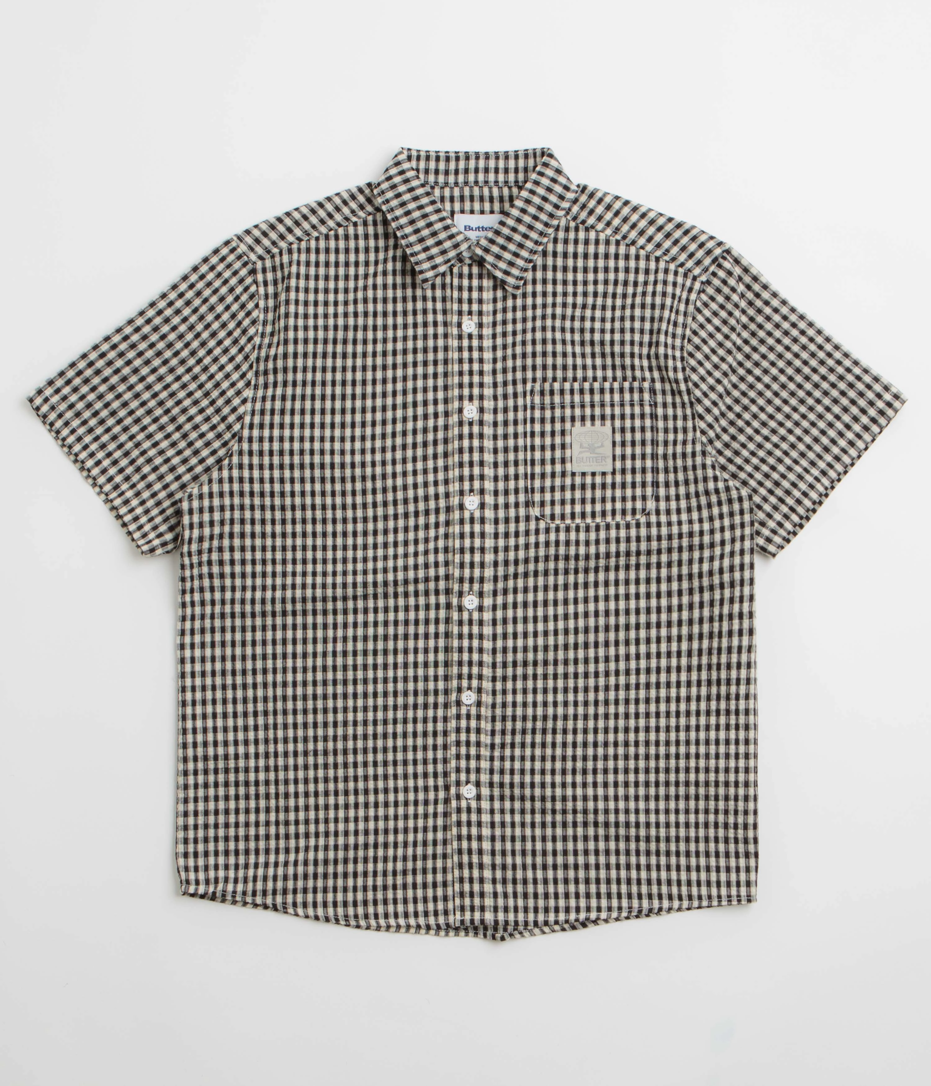 Butter Goods Equipment Short Sleeve Shirt - Black Holiday Special