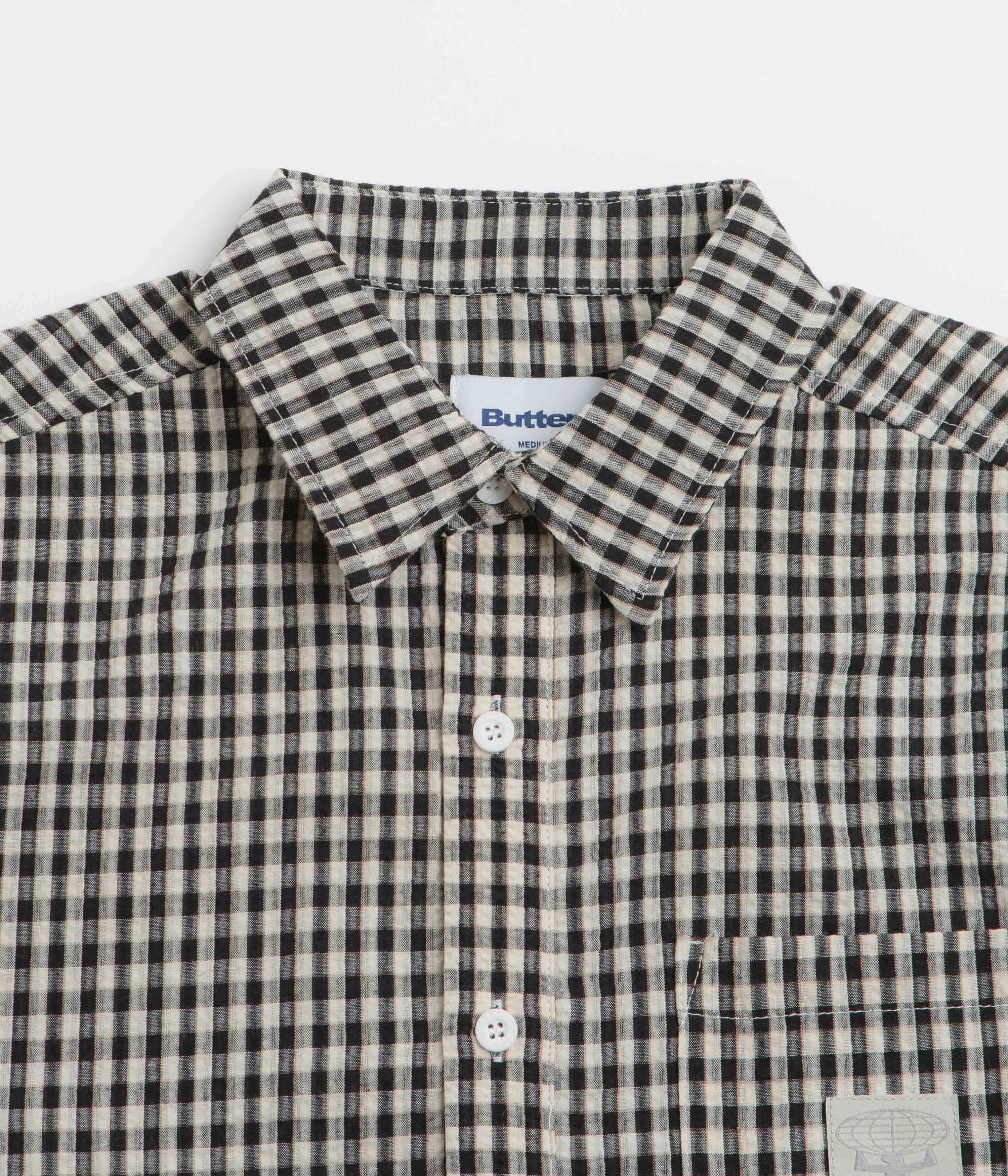 Butter Goods Equipment Short Sleeve Shirt - Black Corporate Event