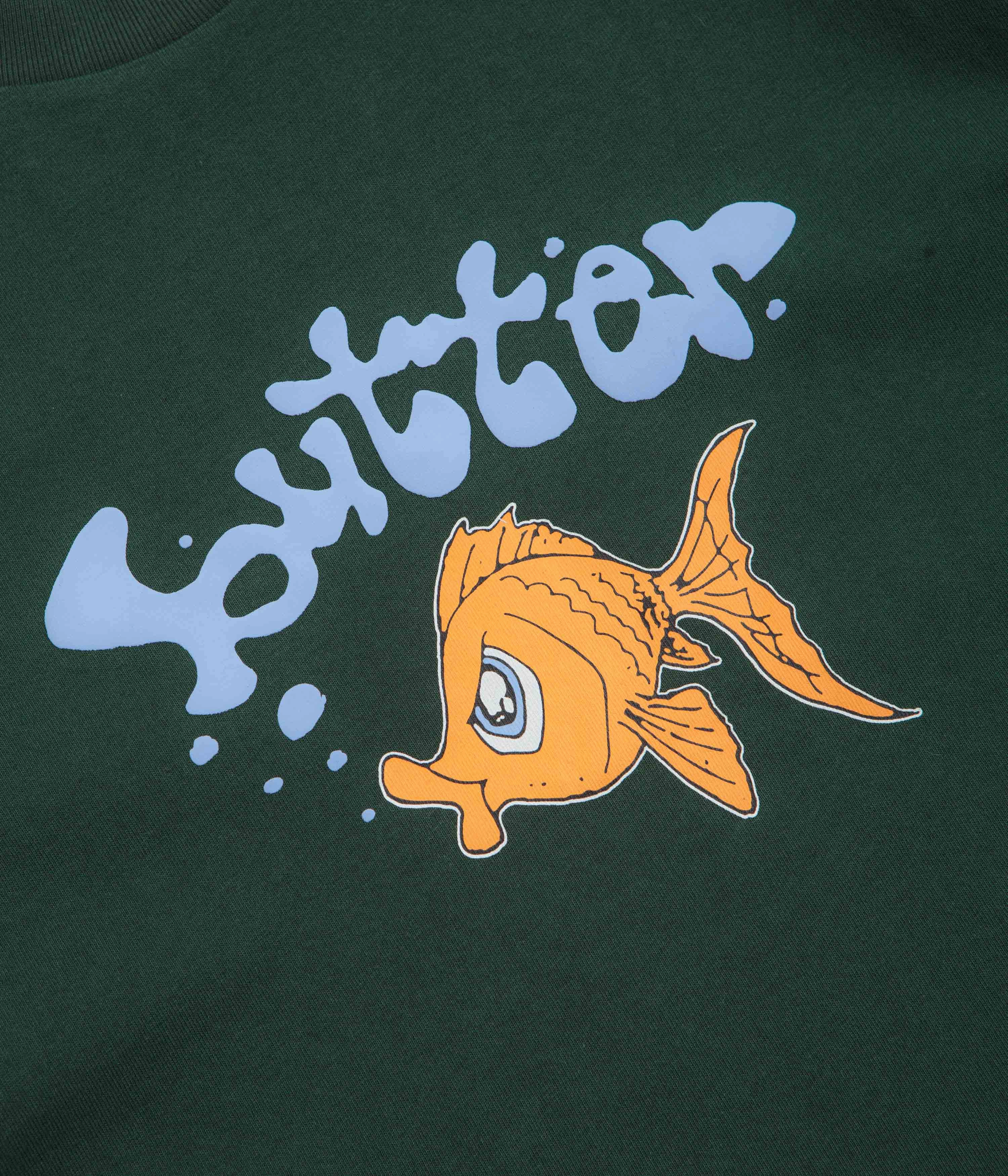 Butter Goods Goldfish T-Shirt - Dark Forest Chilly Weather Style Cozy Wearable