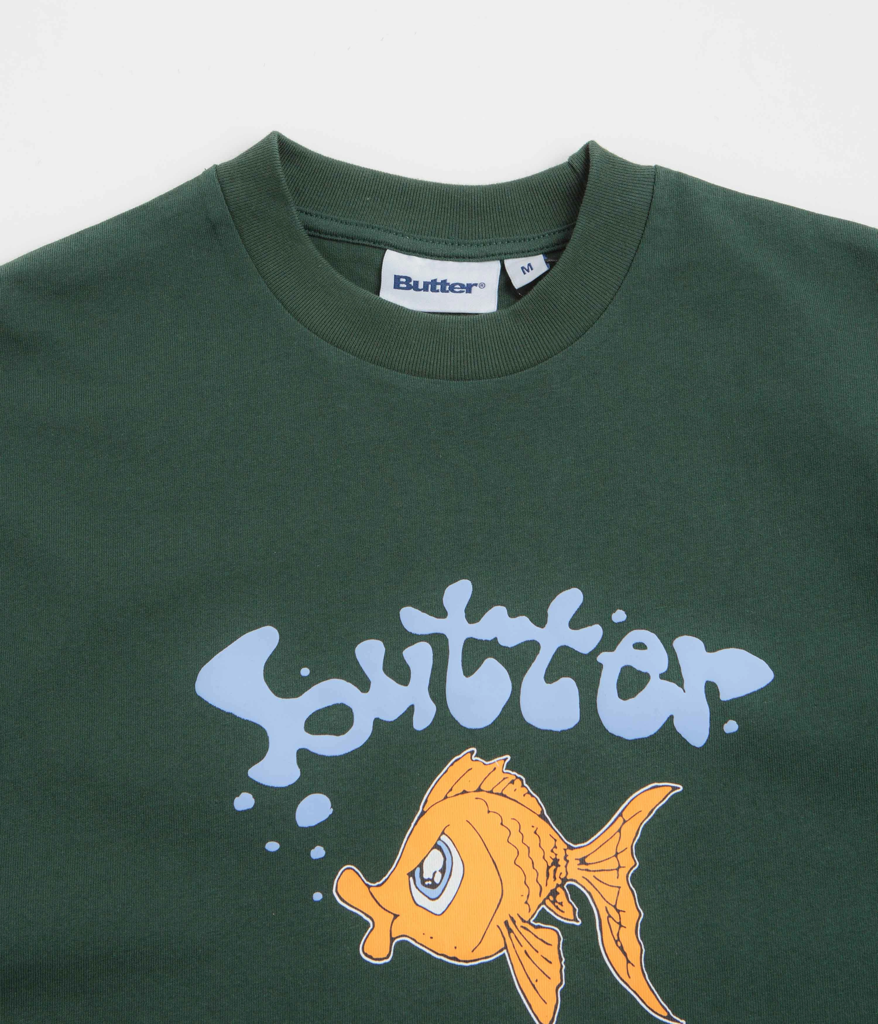 Butter Goods Goldfish T-Shirt - Dark Forest Classic timelessness