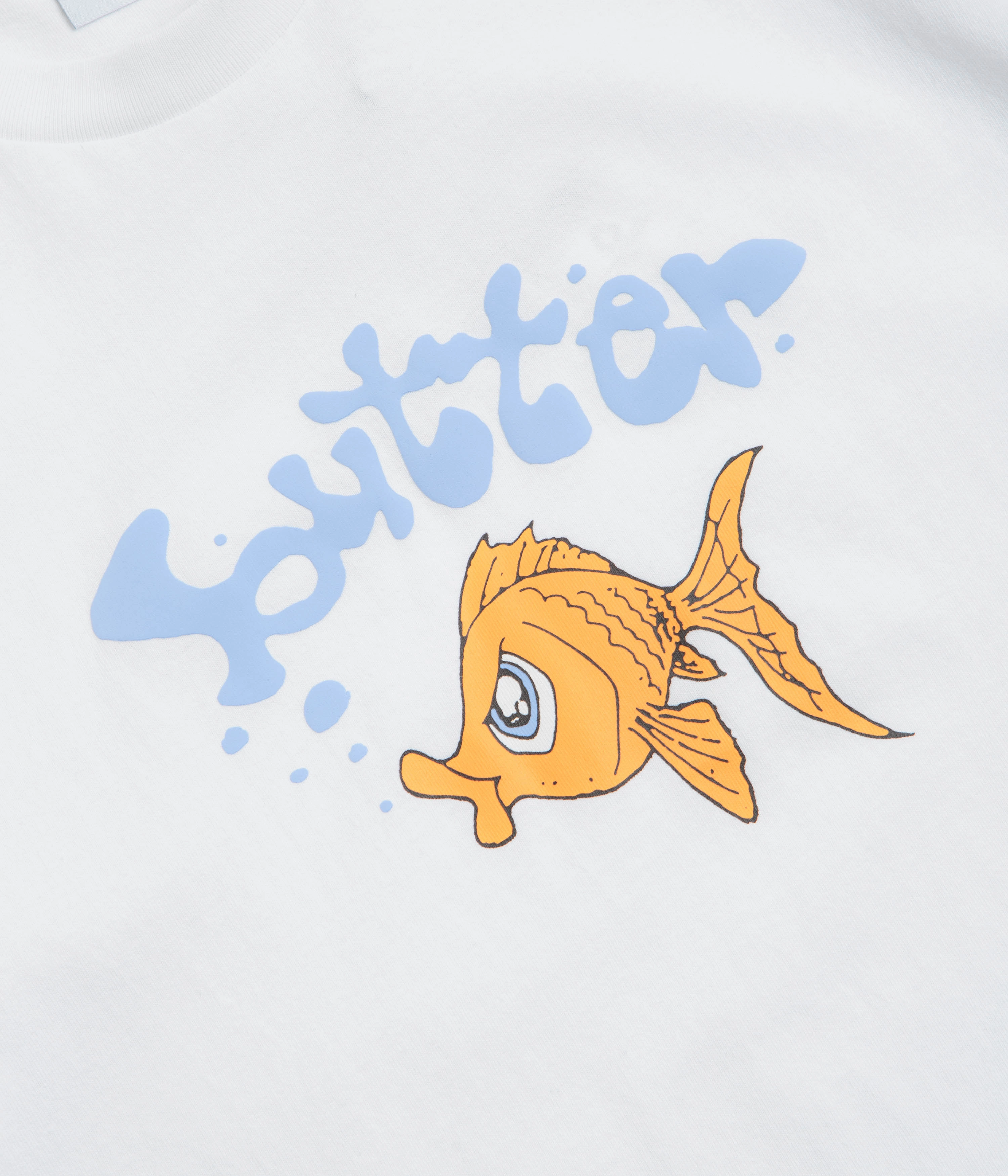 spring fashion Butter Goods Goldfish T-Shirt - White