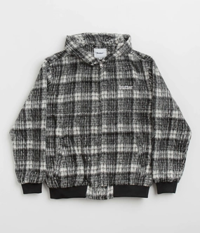 Windshield Coat Butter Goods Heavy Plaid Work Jacket - Black / White
