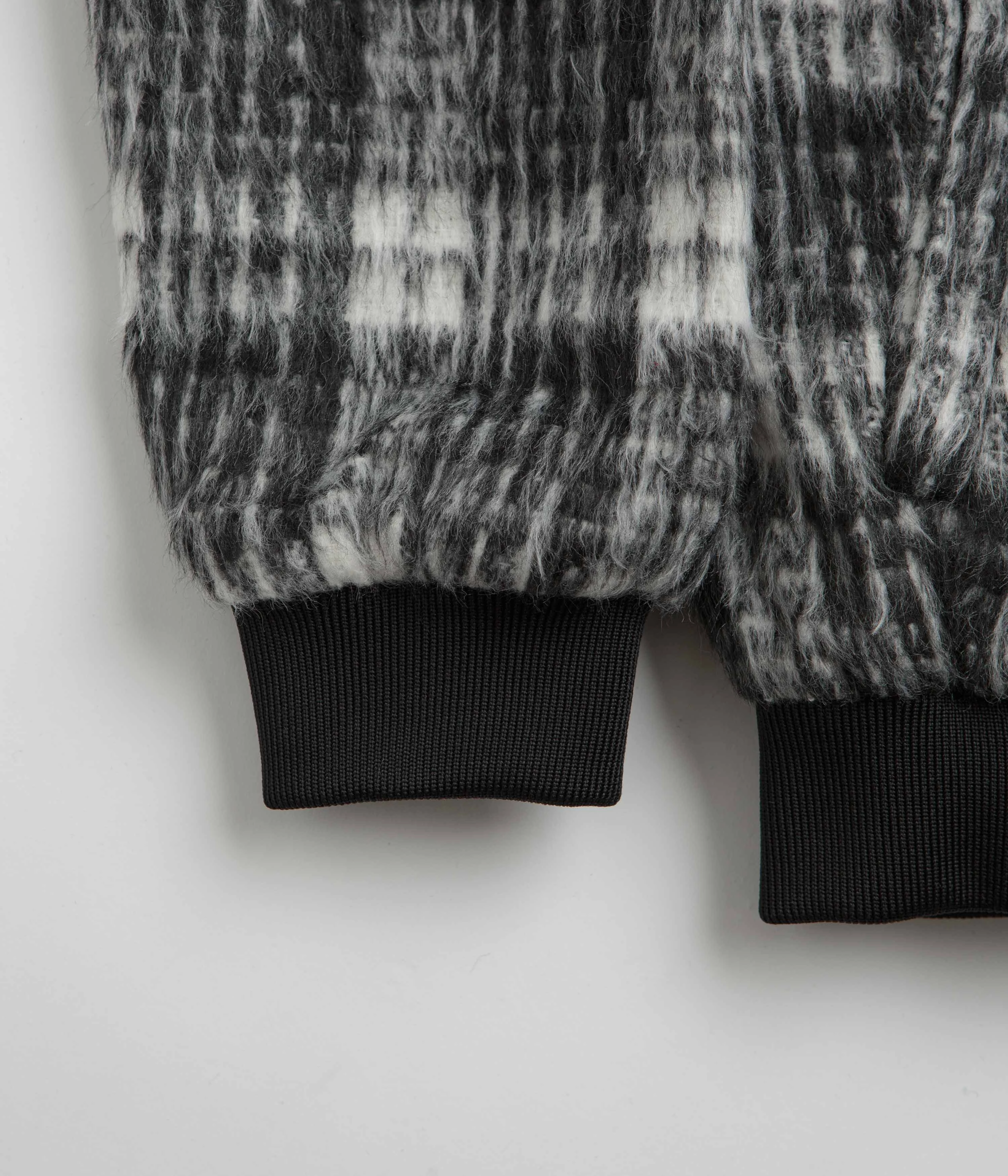 Butter Goods Heavy Plaid Work Jacket - Black / White Nano Coated Fabric Morning Chill