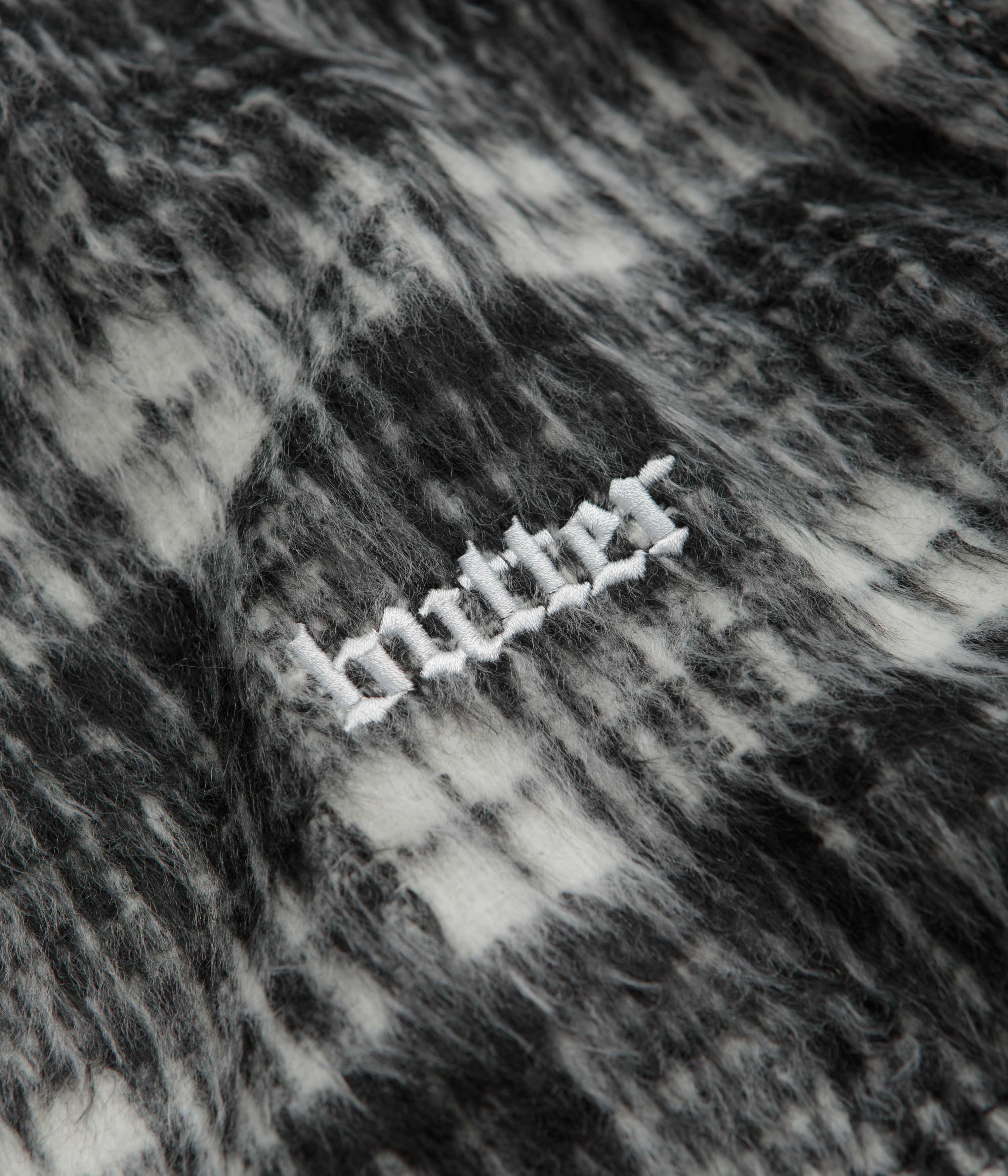 Butter Goods Heavy Plaid Work Jacket - Black / White Layer Core