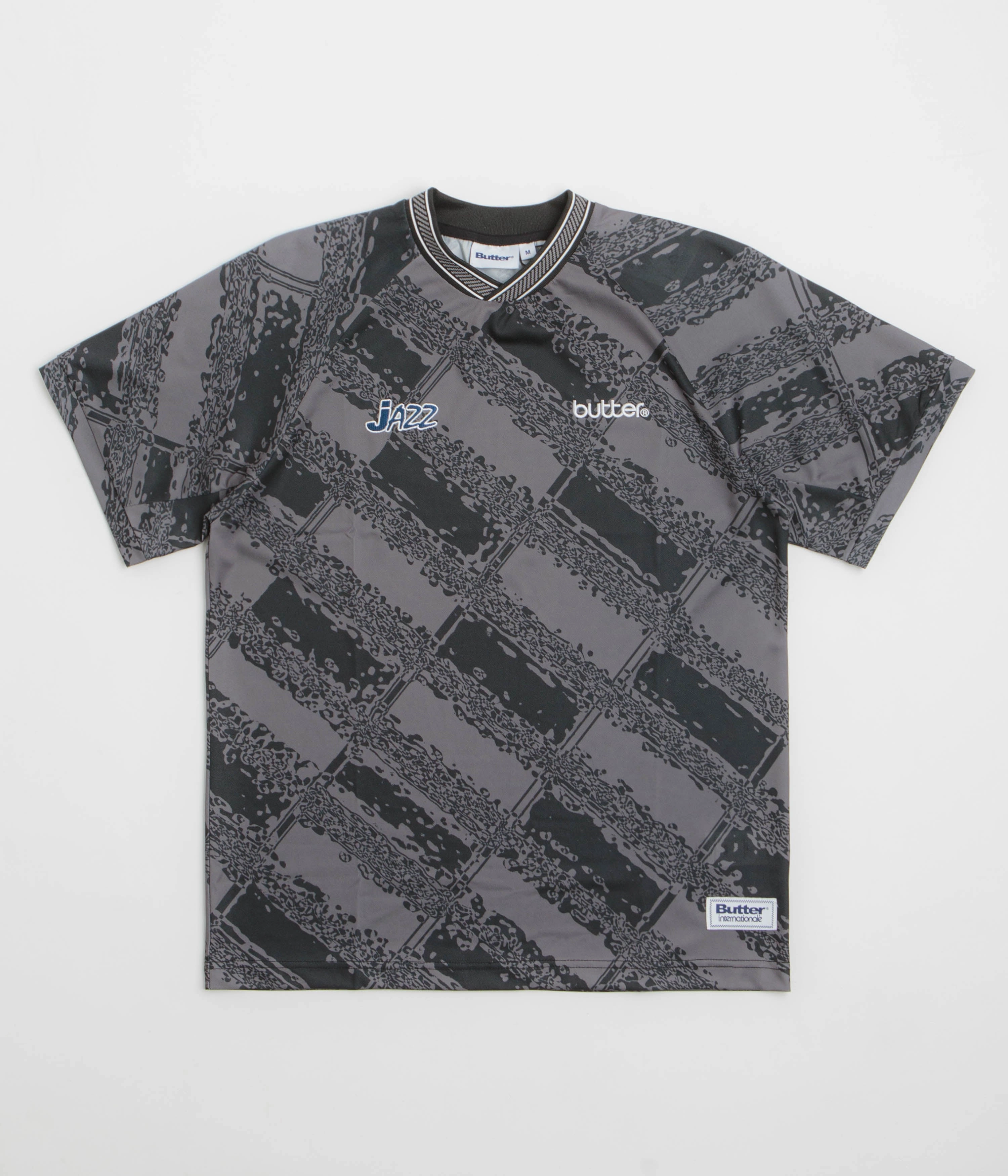 Comfy Top Functional Style Butter Goods Jazz Jersey - Black