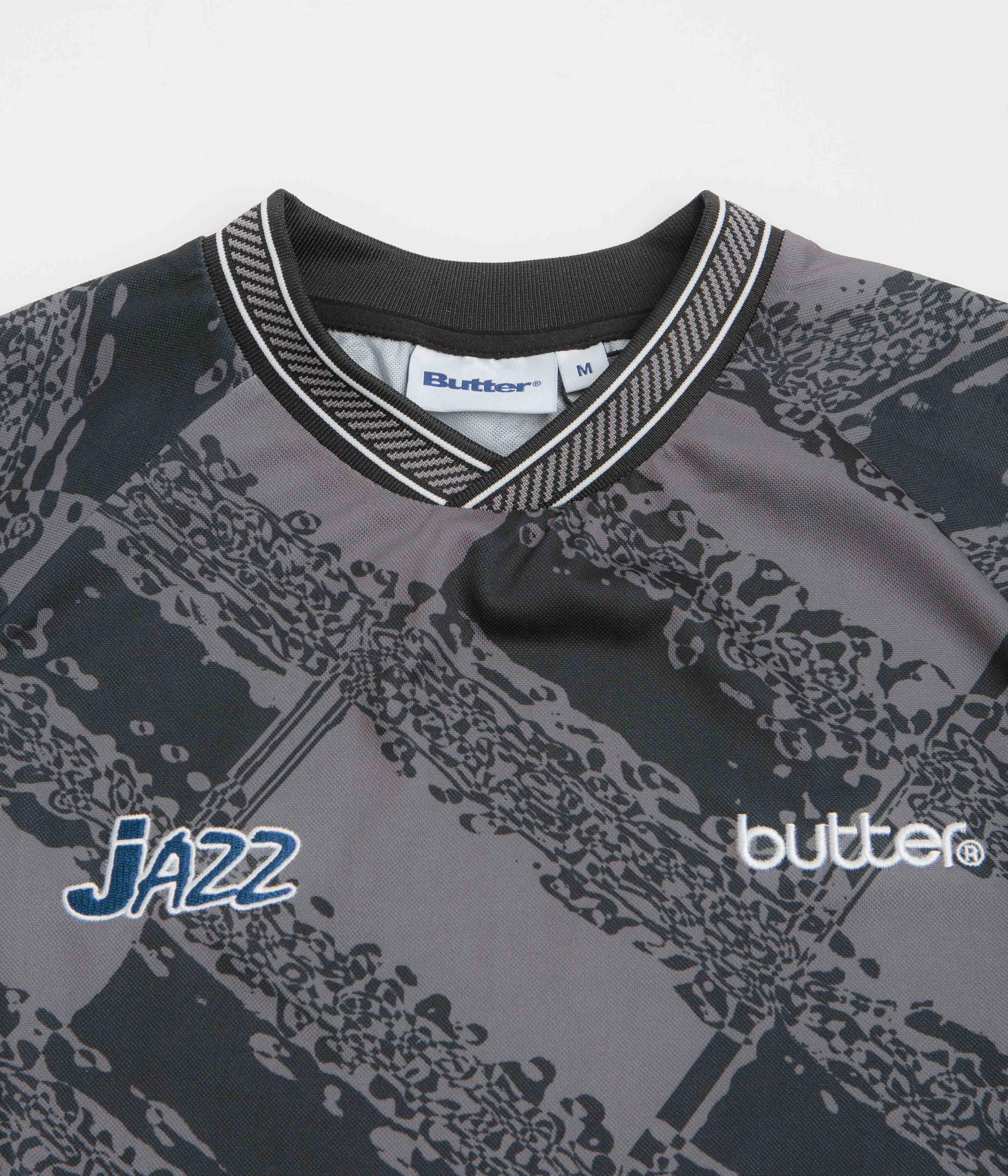 Butter Goods Jazz Jersey - Black Sporty Top LayeredSleeveConstruction