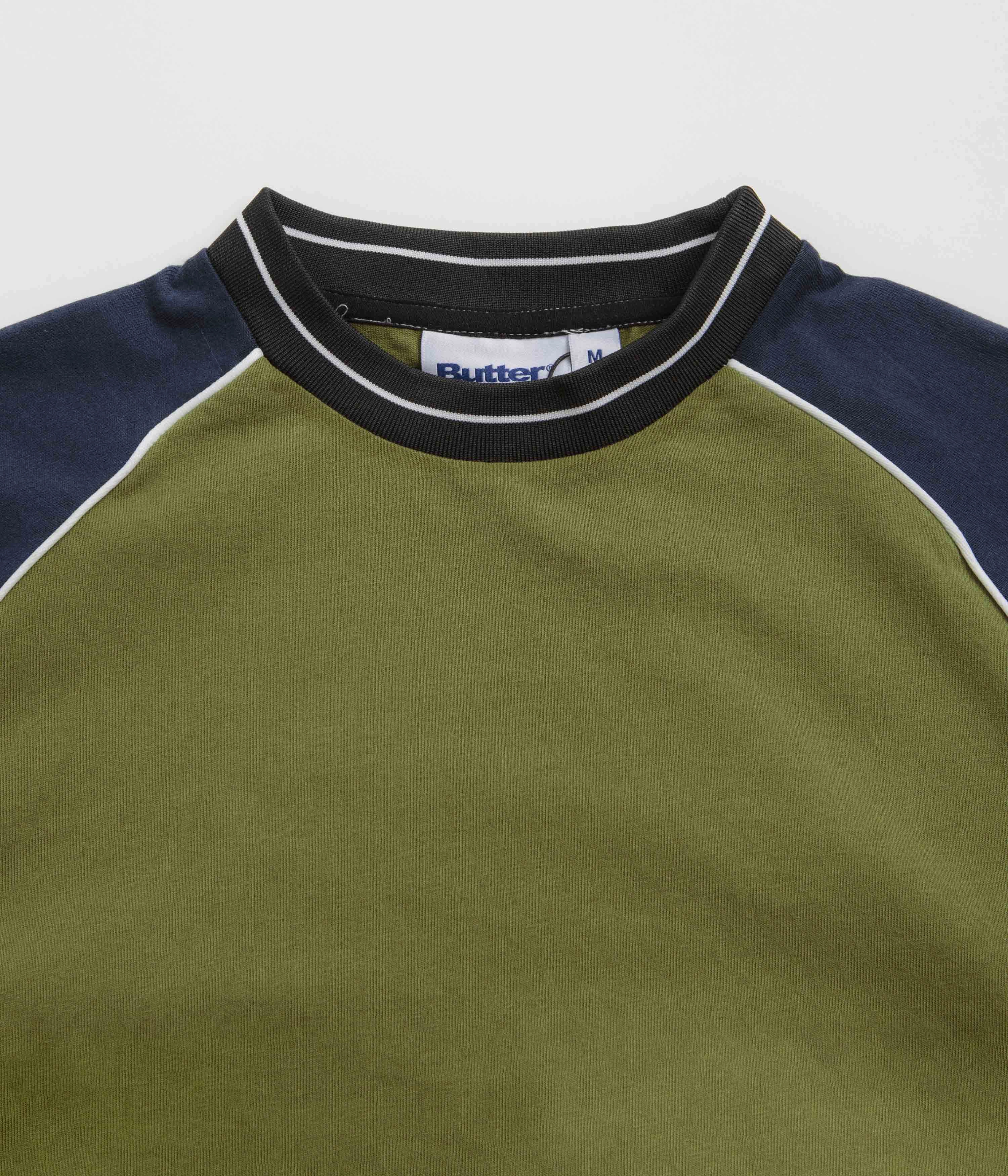 Essential Casual Butter Goods Lap T-Shirt - Moss