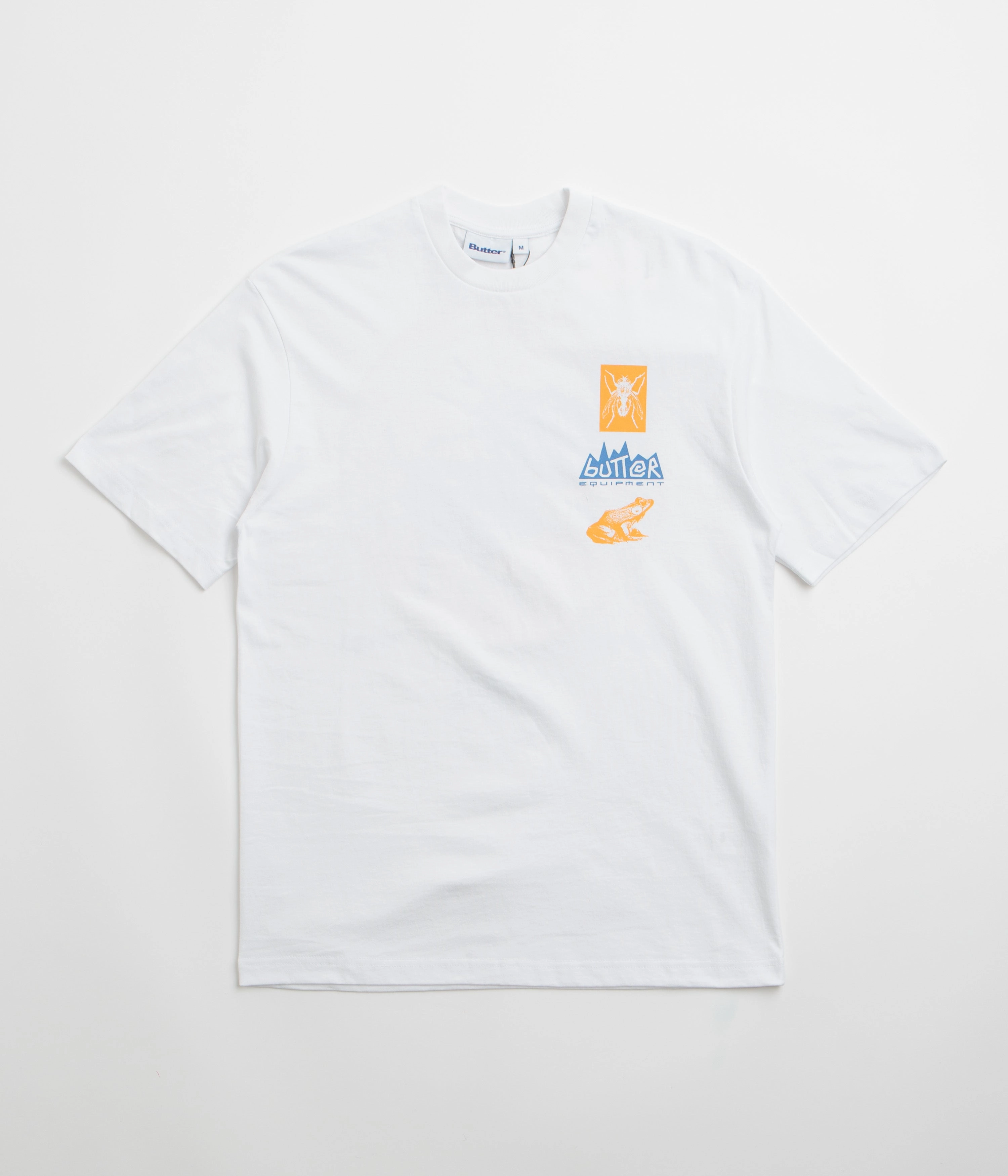 Butter Goods Nature Study T-Shirt - White Smart Outfit Drop Shoulder Design