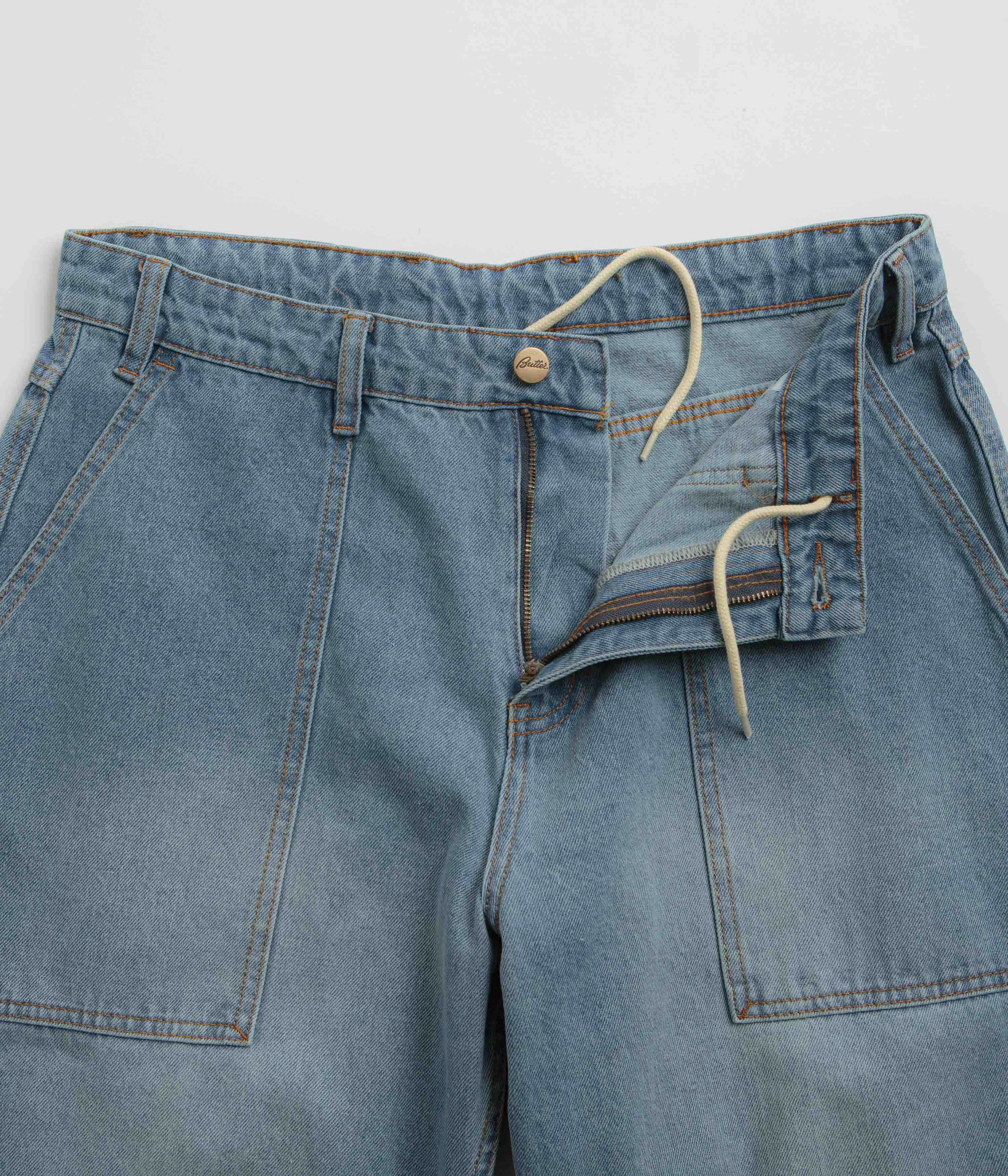 easy move Butter Goods Patch Pocket Jeans - Faded Blue