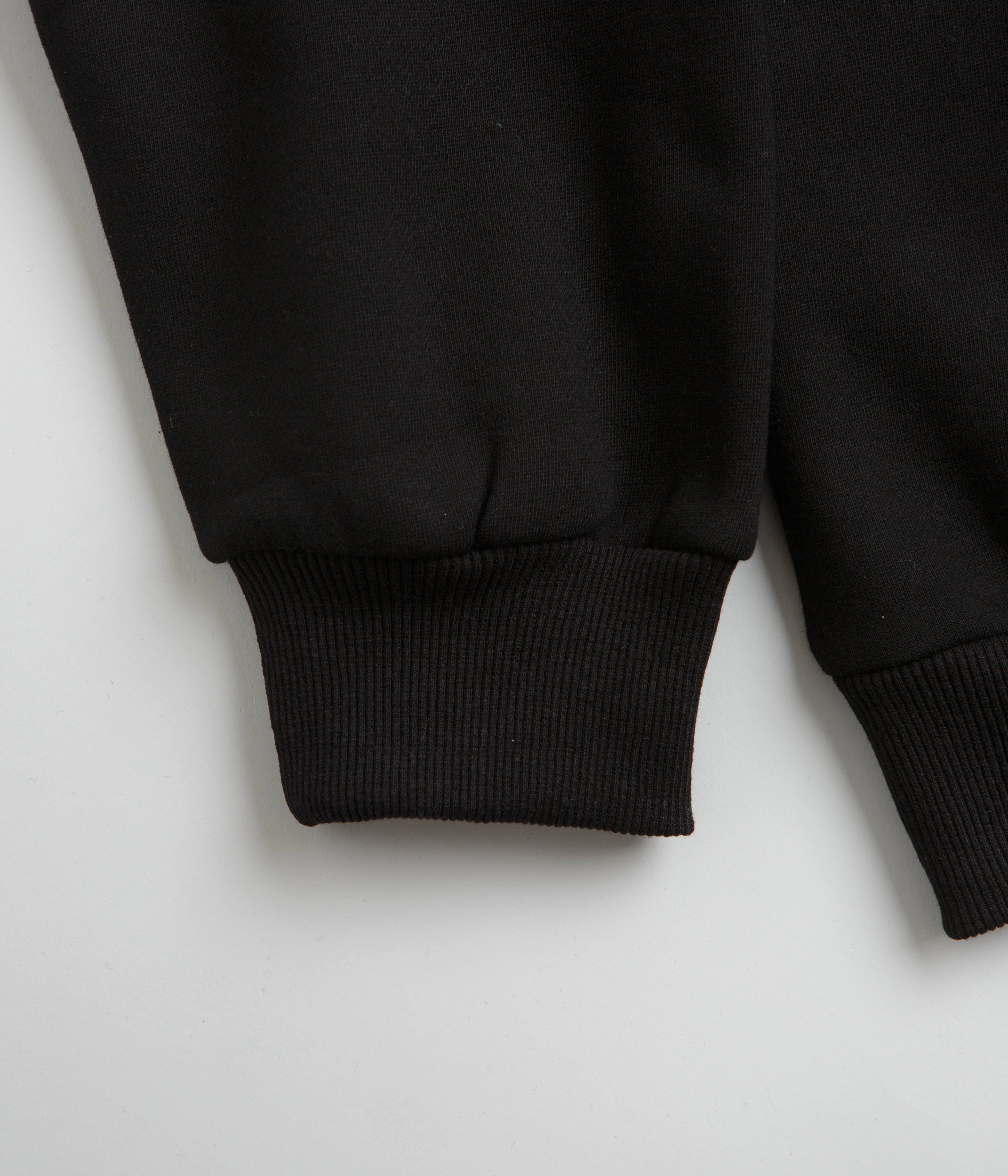 Reinforced Elbow Patches Butter Goods Program Hoodie - Black