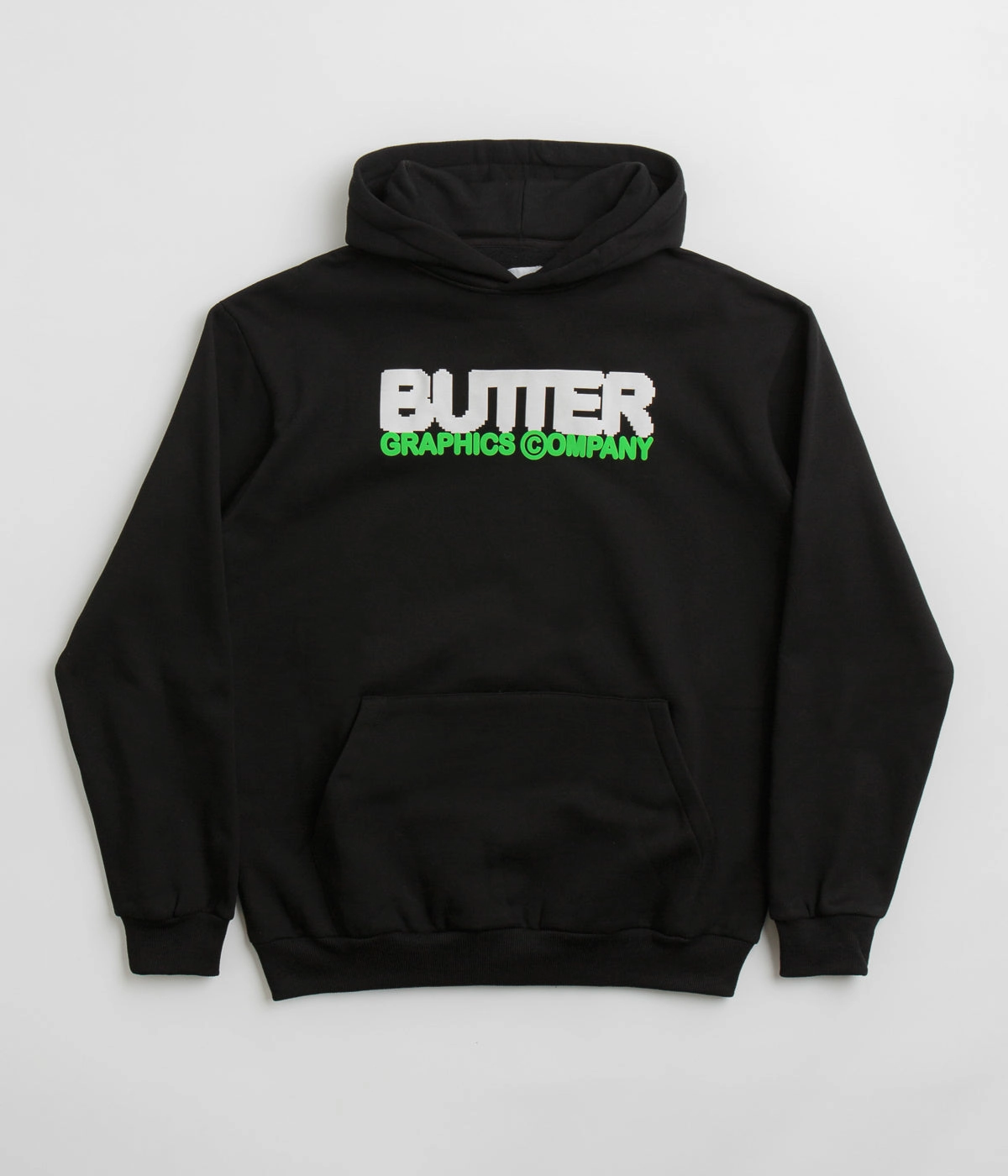 Butter Goods Program Hoodie - Black Athleisure Look