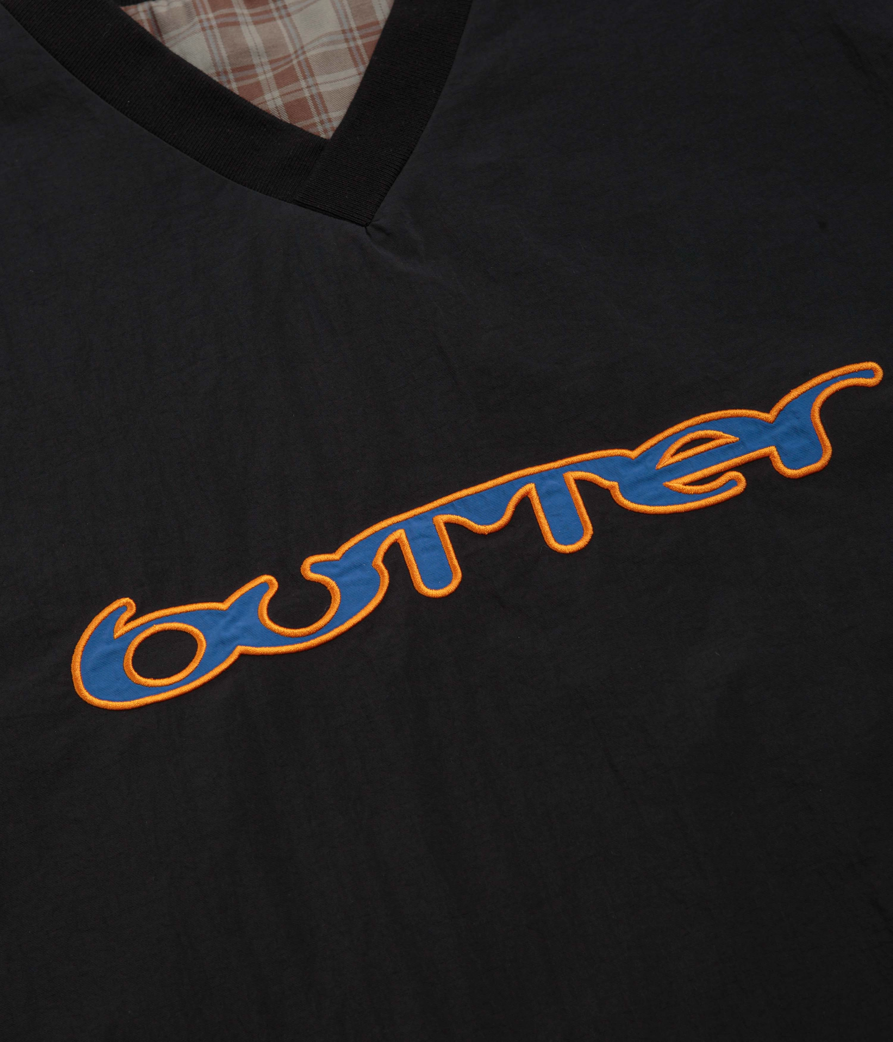 Day Trek Last Butter Goods Reversible Dugout Pullover Jacket - Black / Stone