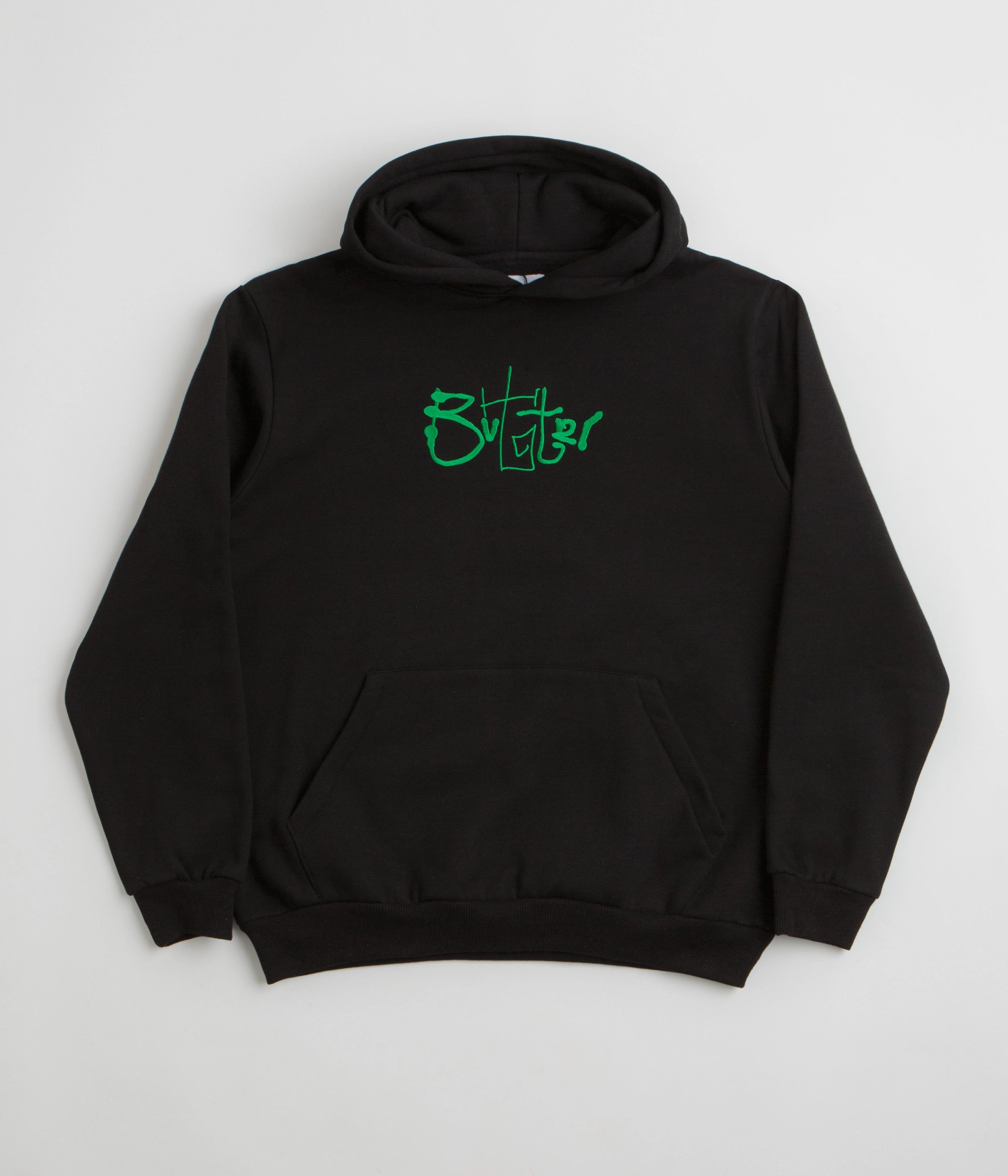 Fashion Edge Butter Goods Scribble Hoodie - Black