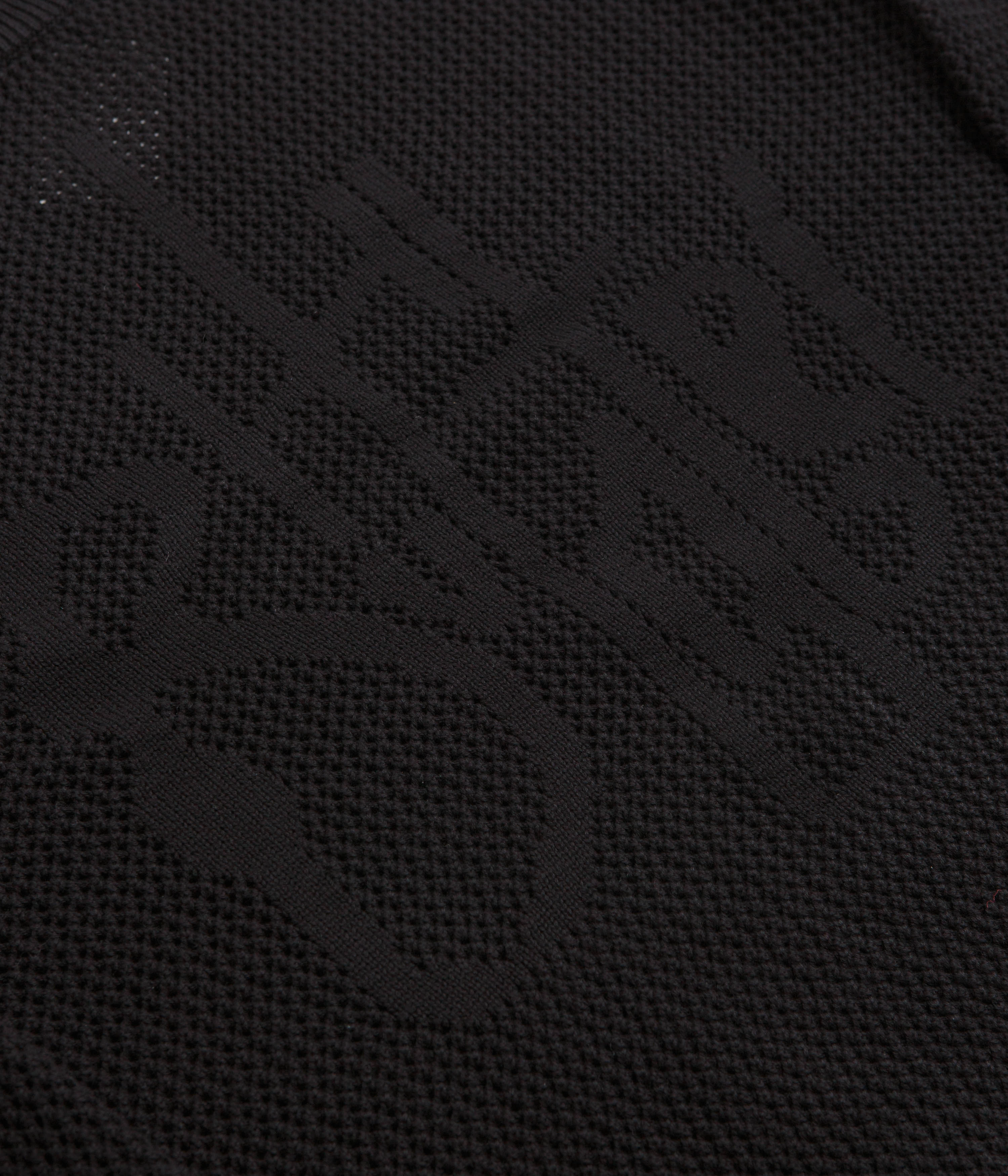 Minimalist Wear Butter Goods Scribble Knit Sweatshirt - Black