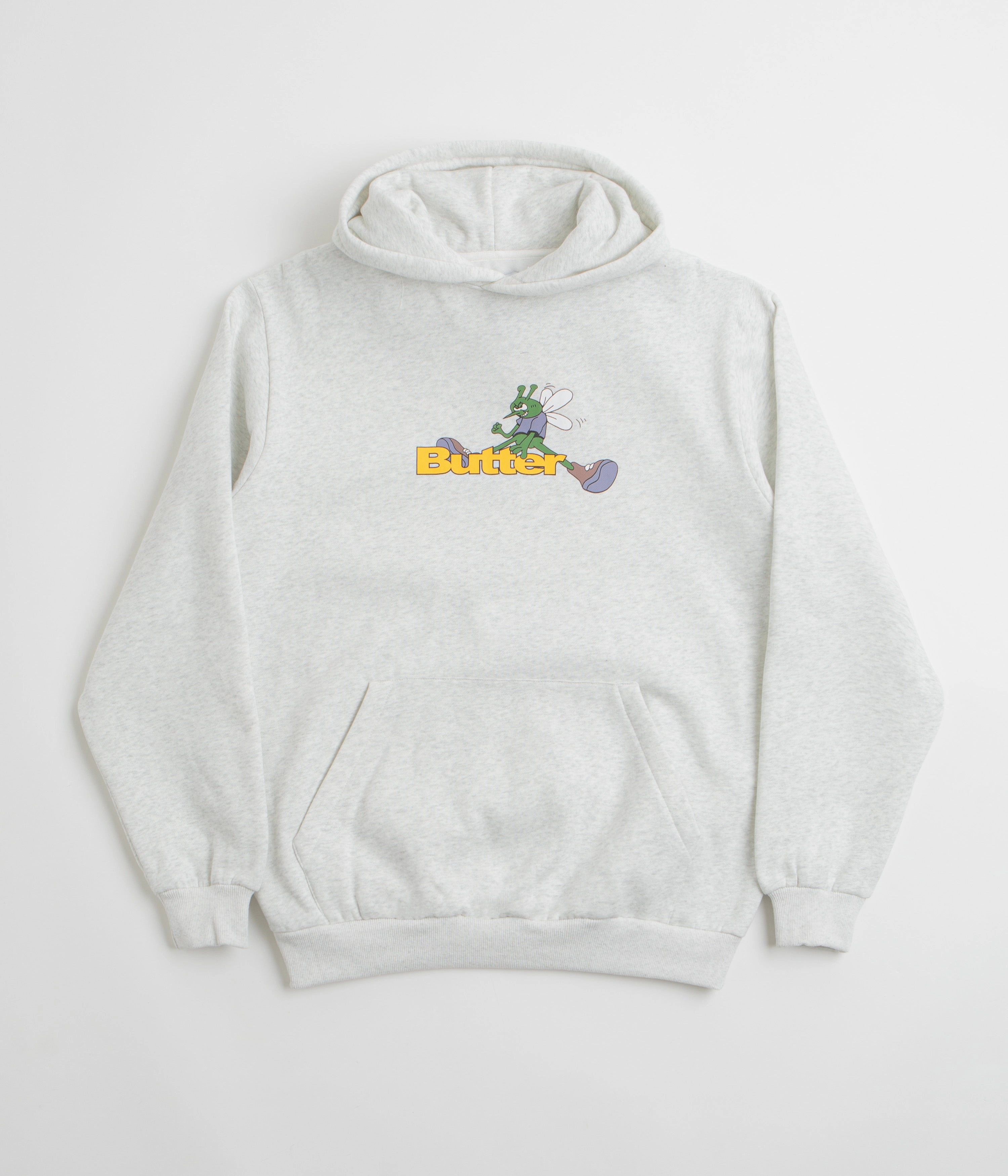 Sport Outfit Button up pockets Butter Goods Skeeter Hoodie - Ash