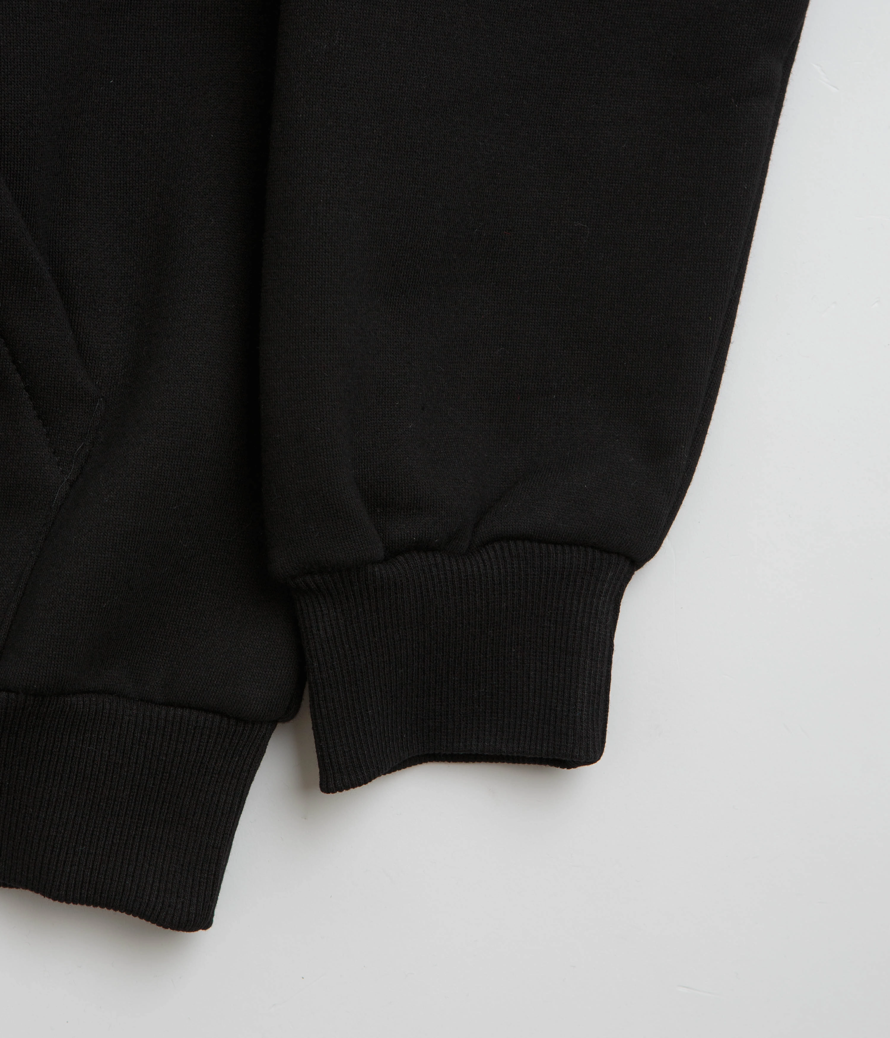 Butter Goods Sketch Applique Hoodie - Black Low Impact Processing