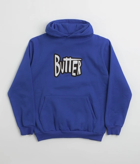 Butter Goods Sketch Applique Hoodie - Royal Modern Design Fashion Vibe