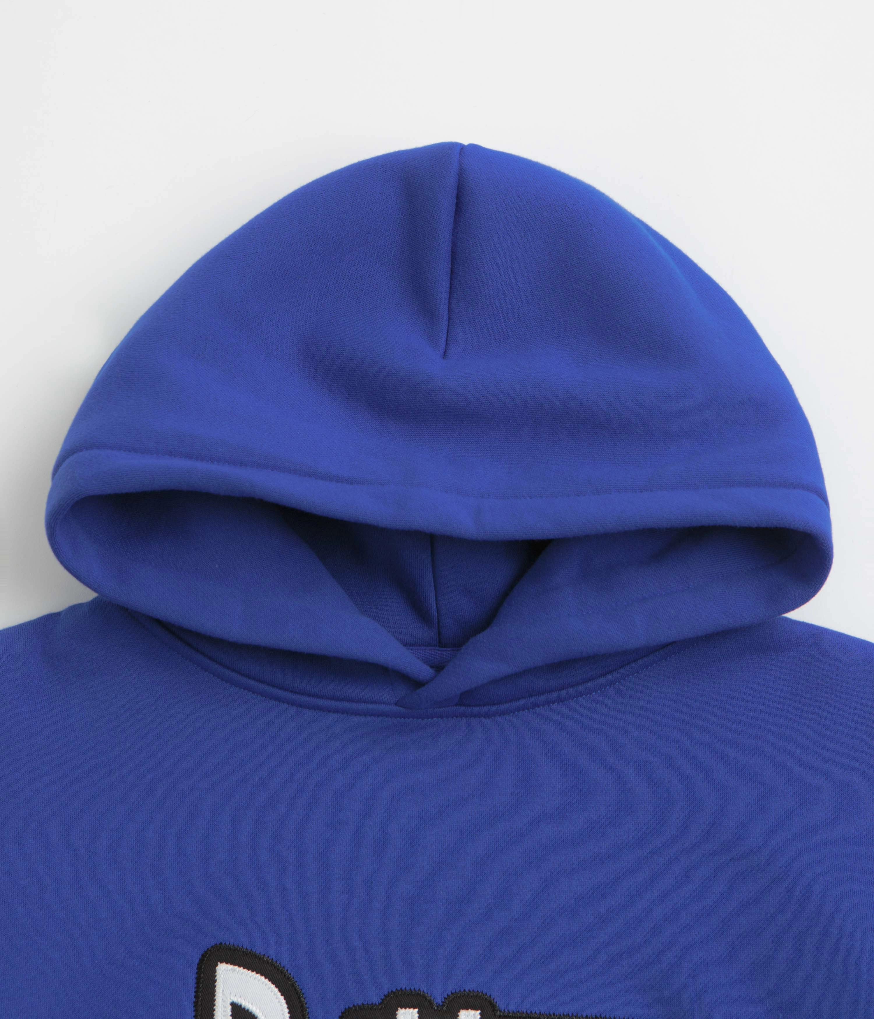 Butter Goods Sketch Applique Hoodie - Royal Cultural inspiration Matte Finish