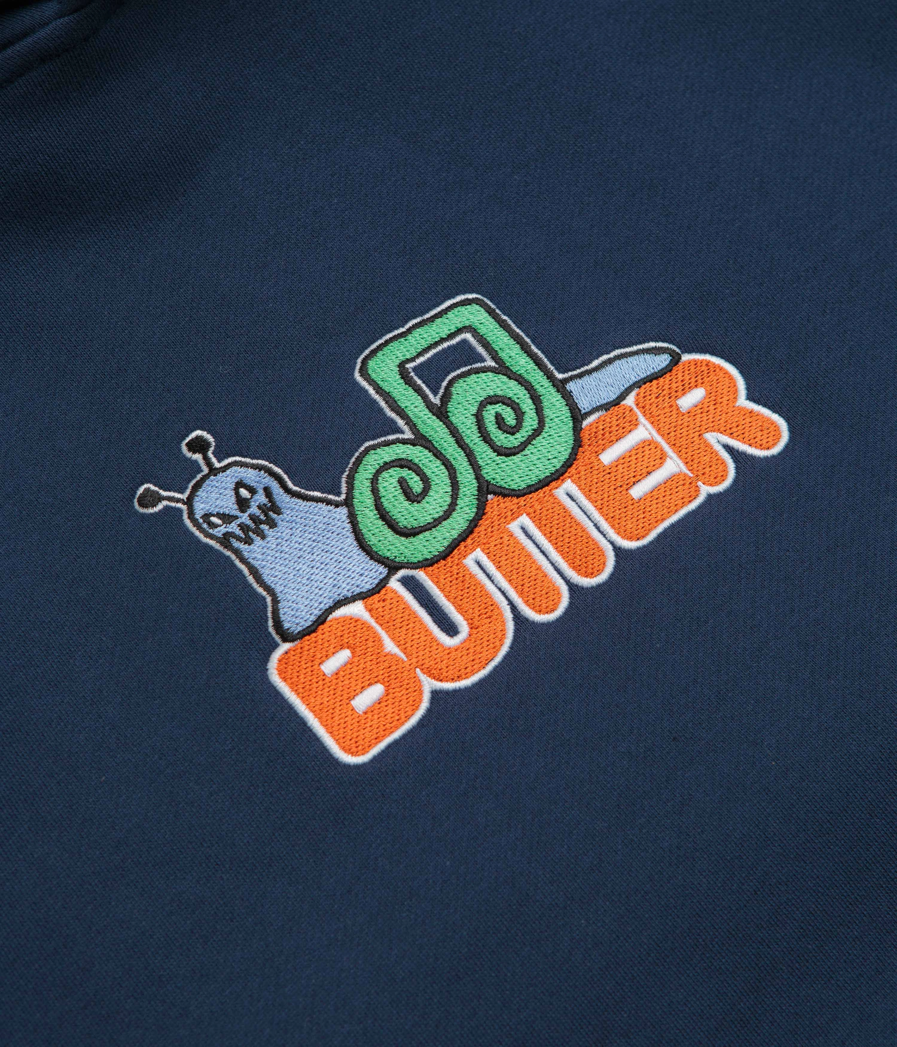 Butter Goods Snail Hoodie - Navy Teen Fashion
