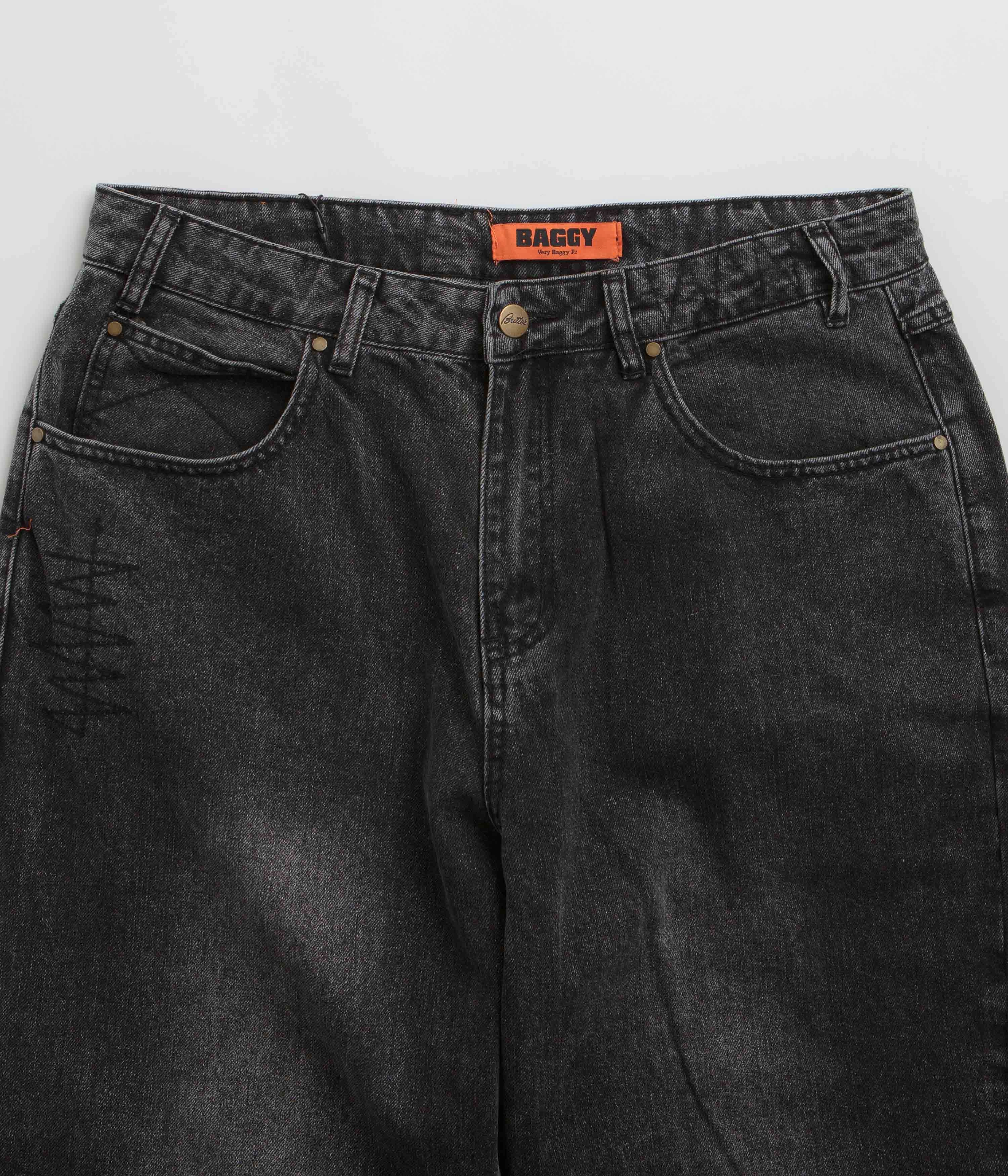 Butter Goods Stitch Jeans - Distressed Grey Traveler Gear Sustainable Minimalist Style Family Style Comfy