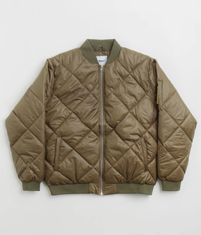Light Motion Unique Piece Butter Goods Temperature Bomber Jacket - Army