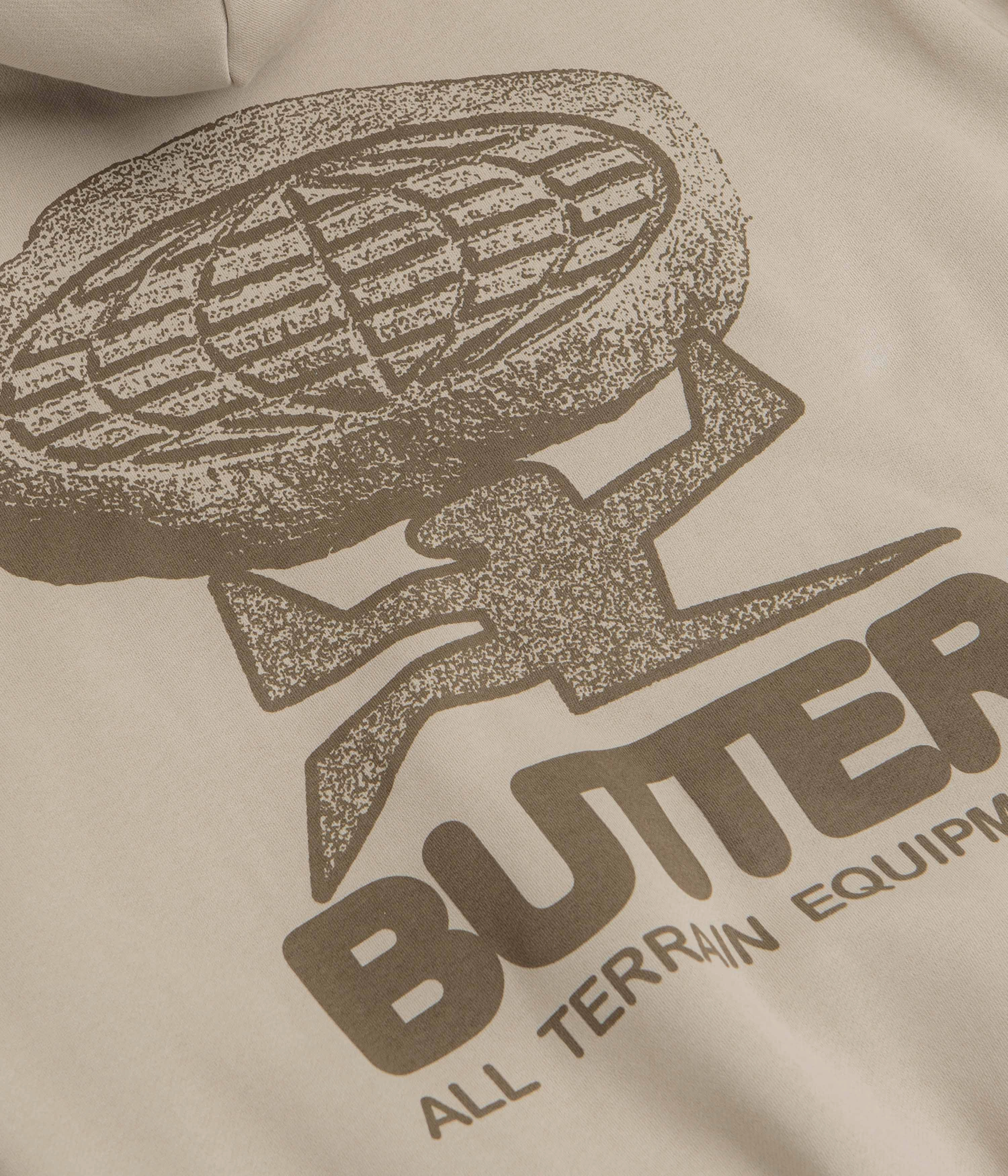 Butter Goods Terrain Hoodie - Bone Yoke Back Design