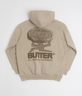 Zippered Closure Outdoor Comfort Butter Goods Terrain Hoodie - Bone