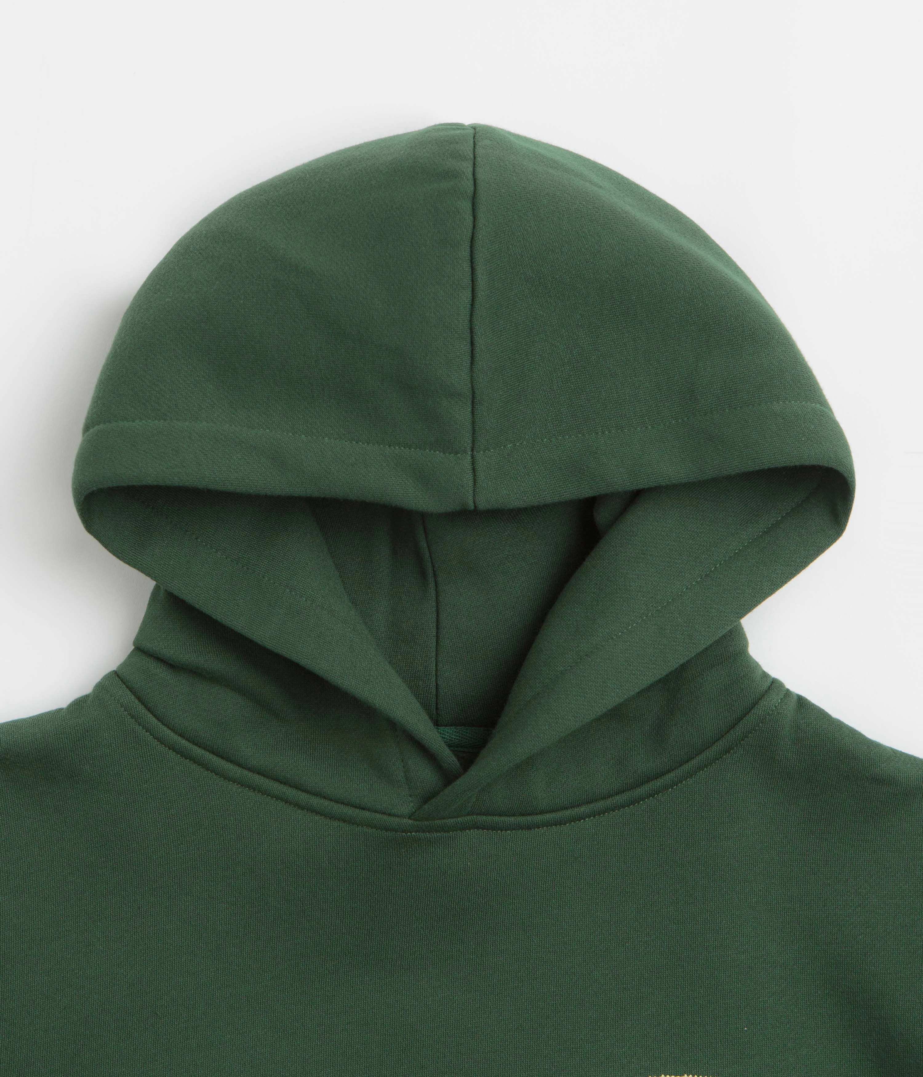 Double Stitched Seams Butter Goods Terrain Hoodie - Dark Green
