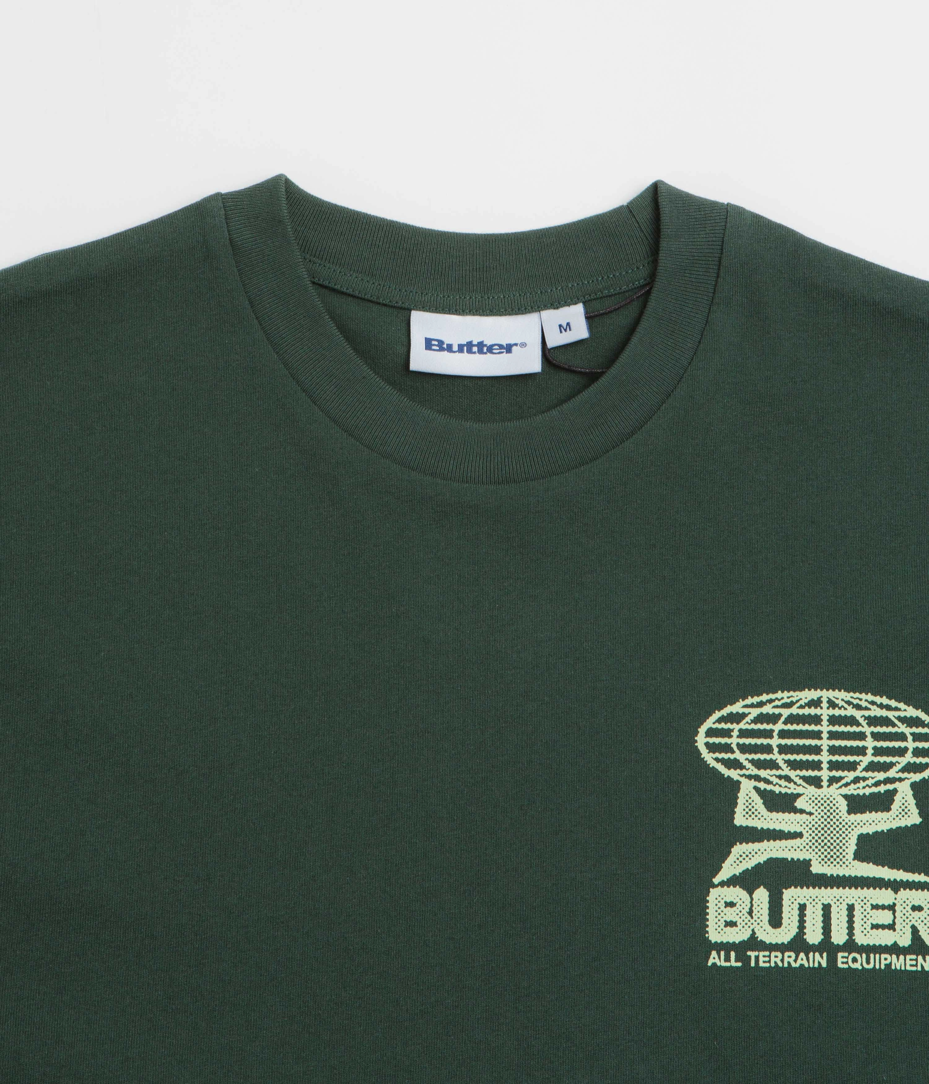 Butter Goods Terrain T-Shirt - Dark Forest Comfortable All Day Wear
