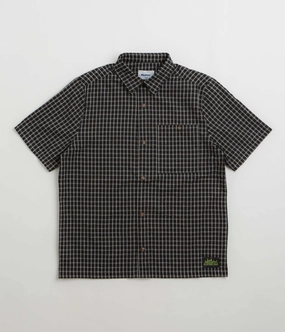 Butter Goods Trail Short Sleeve Shirt - Black Soft Texture