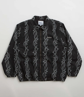 Minimal Look Butter Goods Tribal Denim Jacket - Black