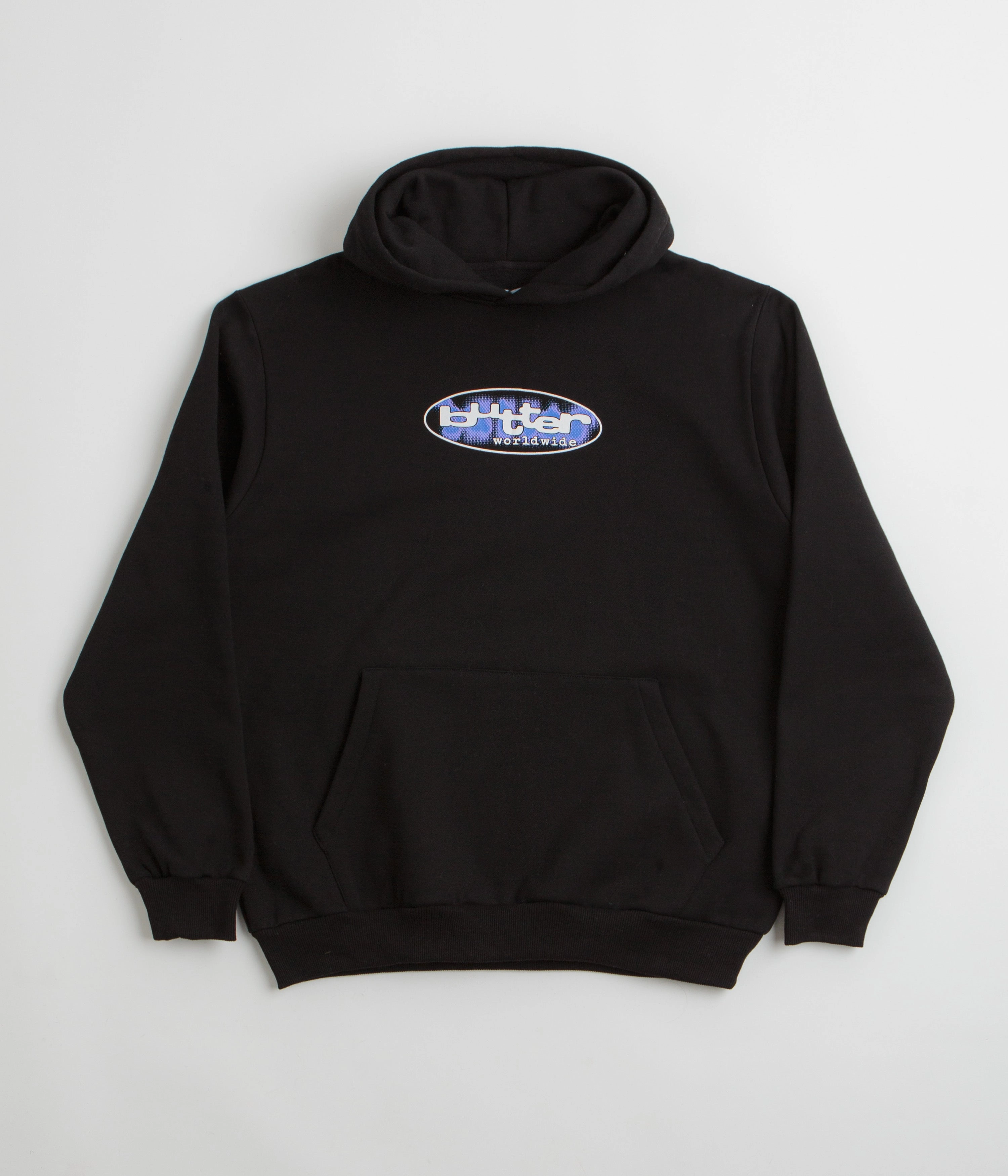 Butter Goods Vortex Hoodie - Black Goat like