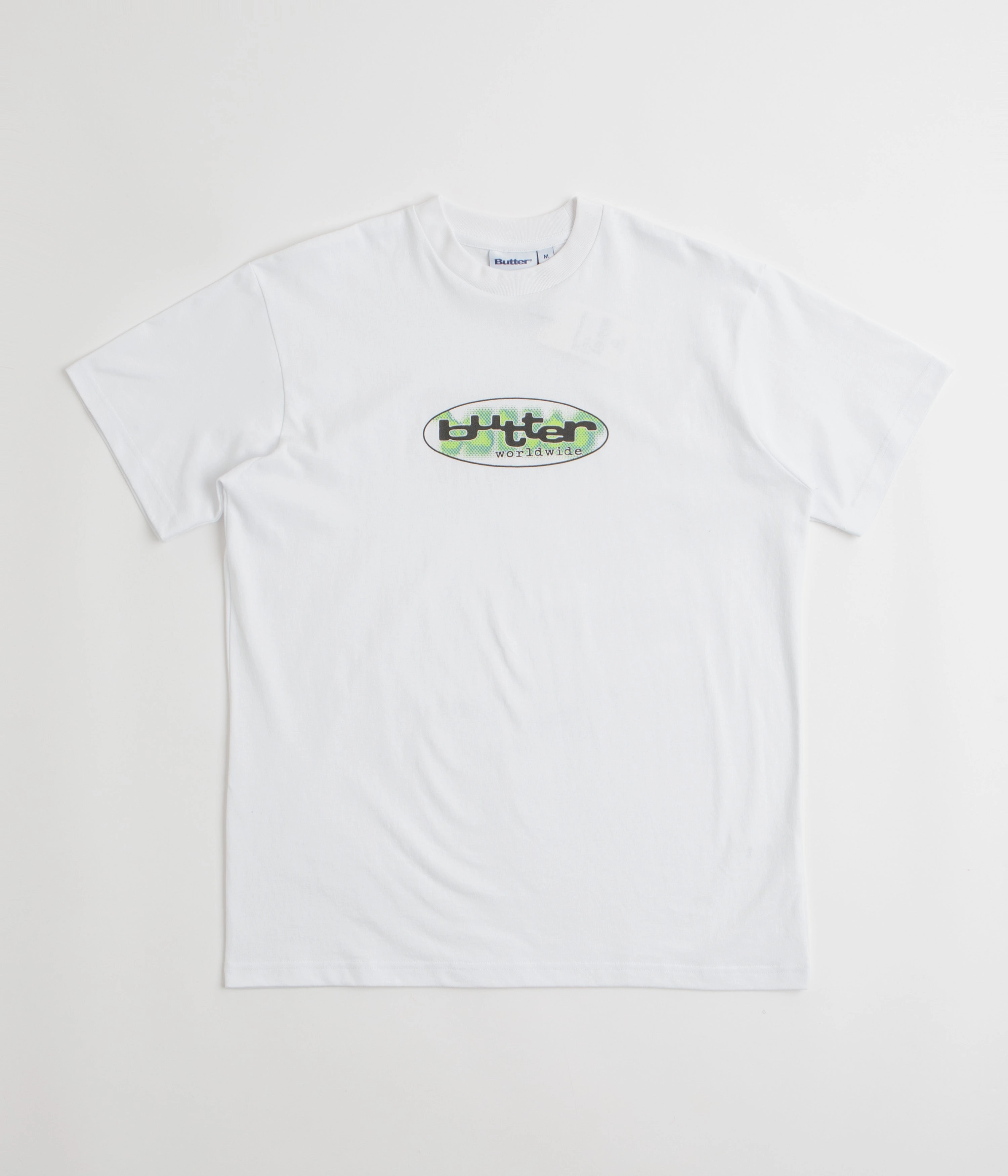 Bold colors Butter Goods Vortex T-Shirt - White