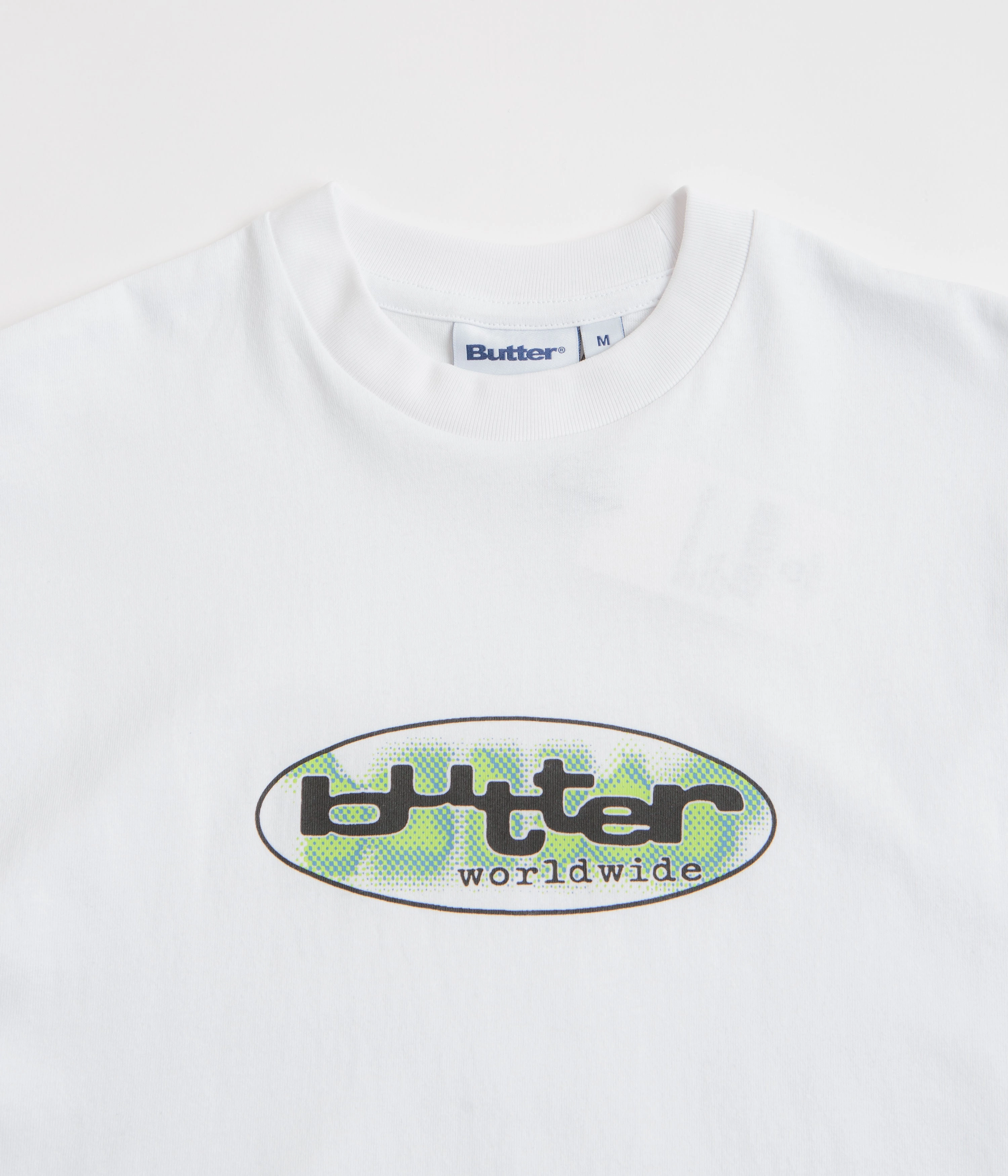 FadeResistant Butter Goods Vortex T-Shirt - White