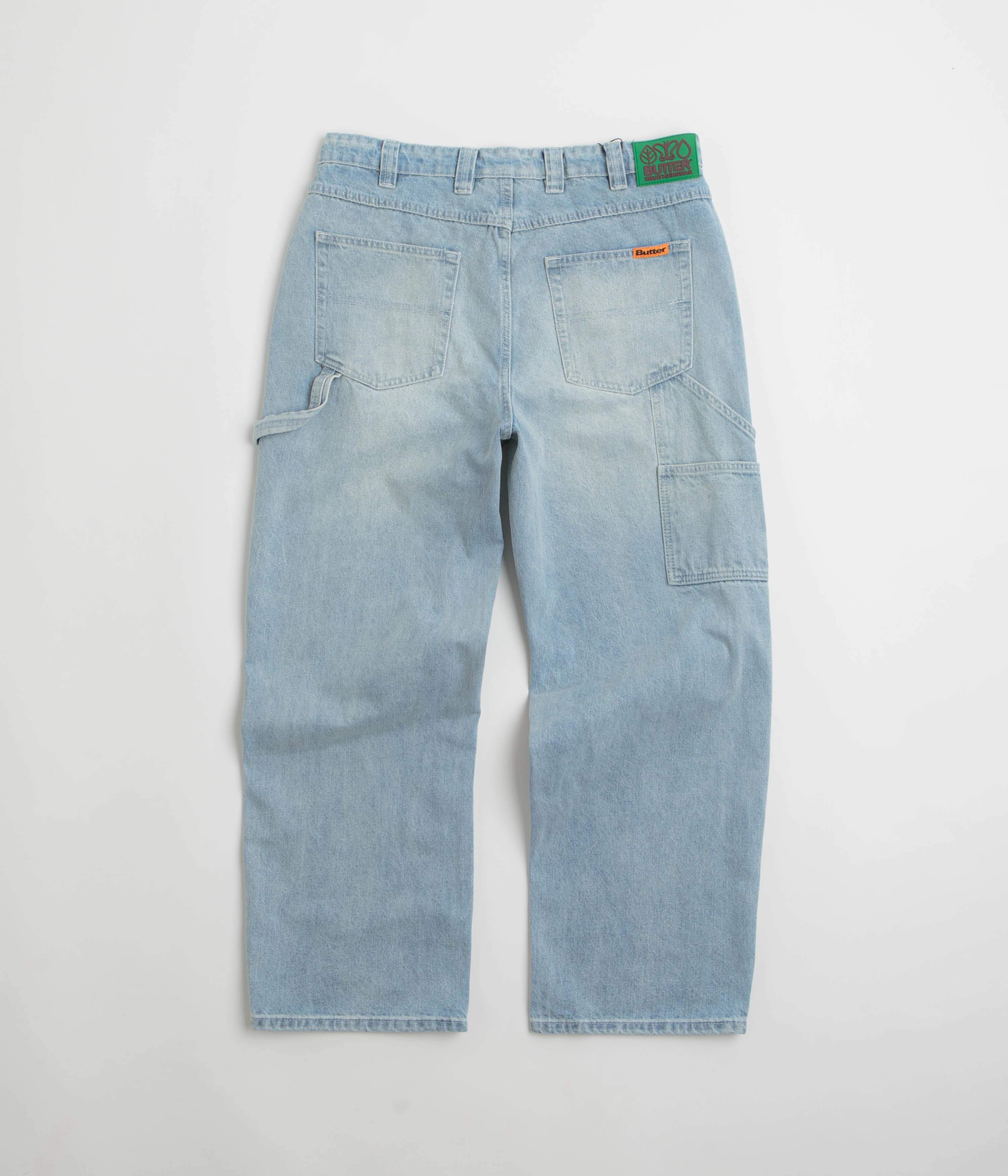 Butter Goods Weathergear Jeans - Faded Blue Stretch Minimalist