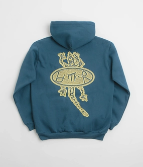Butter Goods Wipeout Hoodie - Ocean Wallaby like