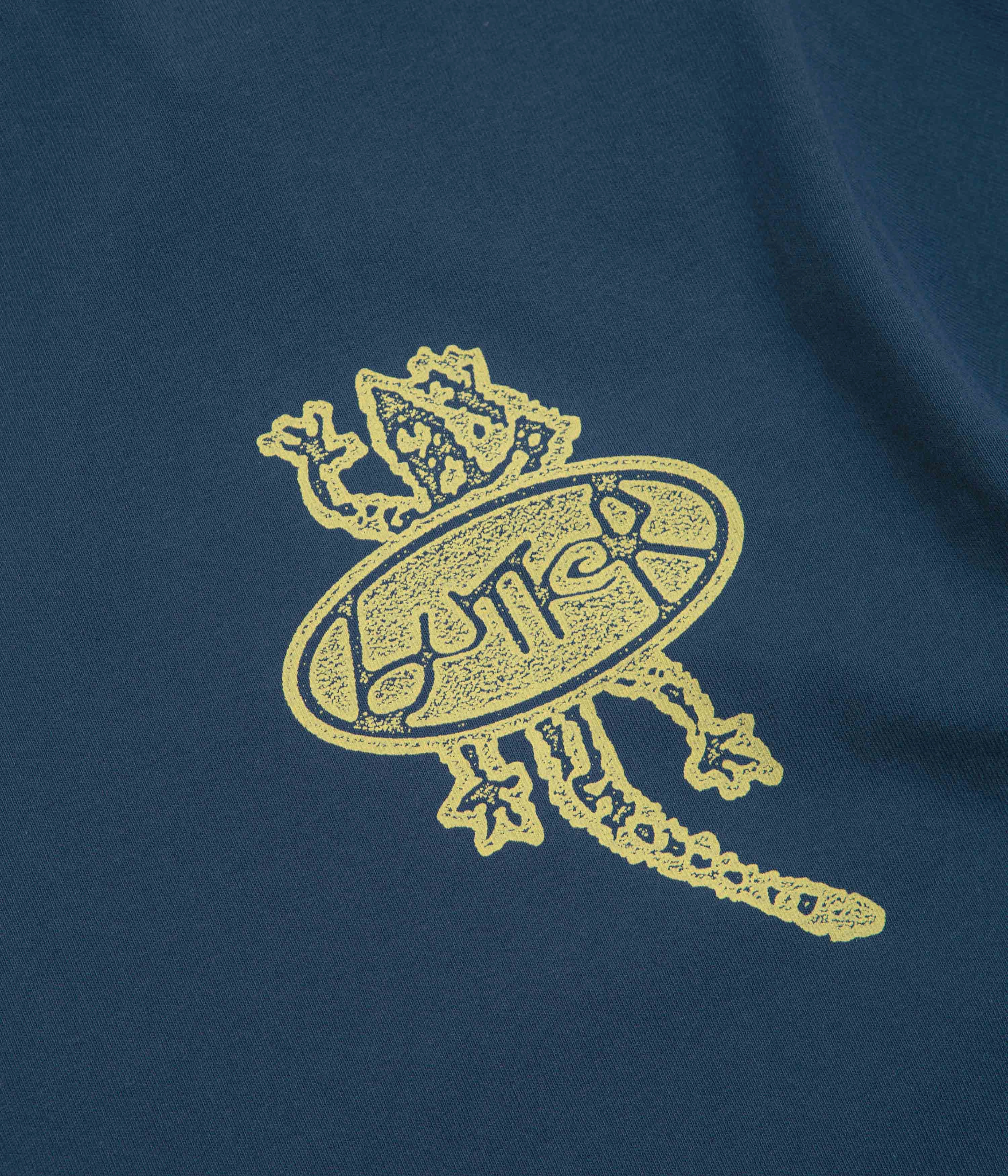 Casual Comfort Top Butter Goods Wipeout T-Shirt - Denim